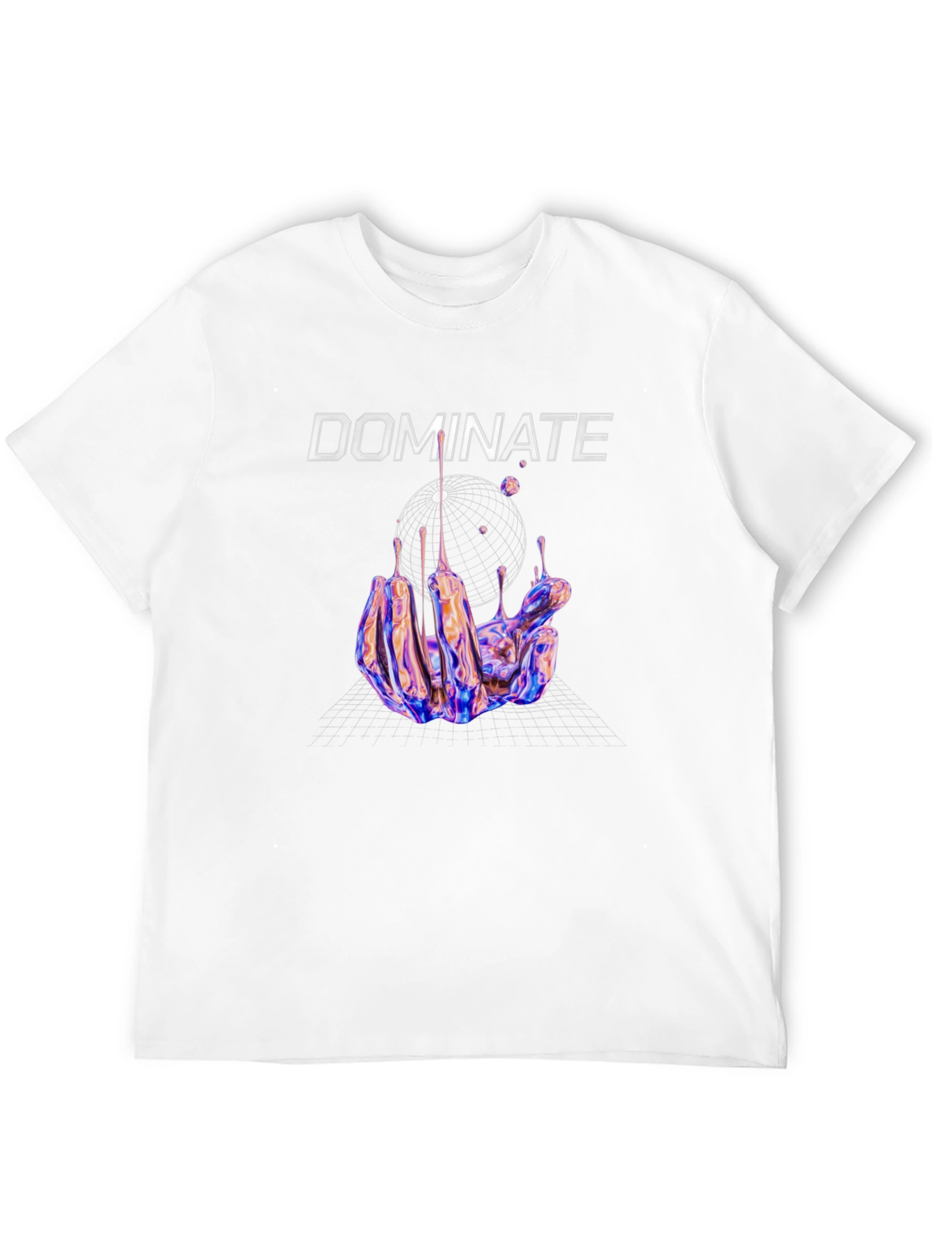 Dominate Graphic Print Black T-Shirt
