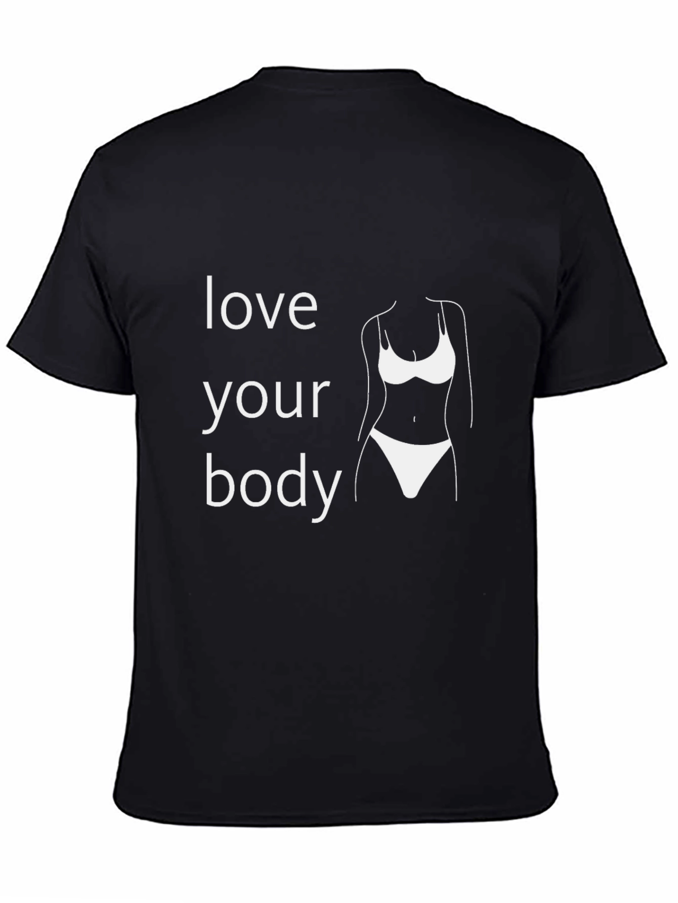 Love Your Body Tee - Black