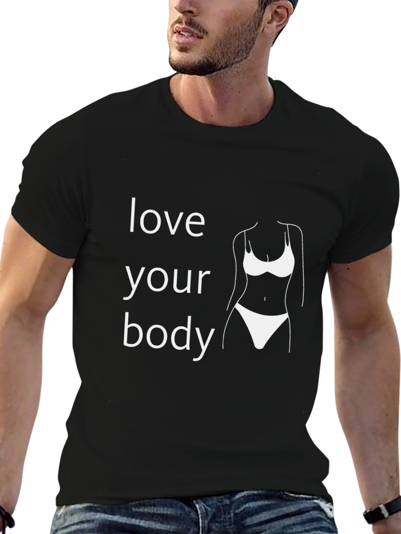 Love Your Body Tee - Black