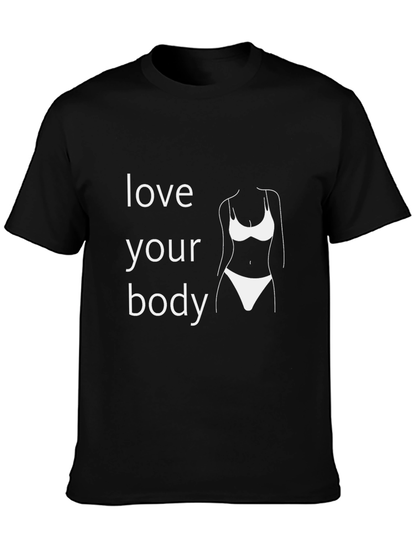 Love Your Body Tee - Black