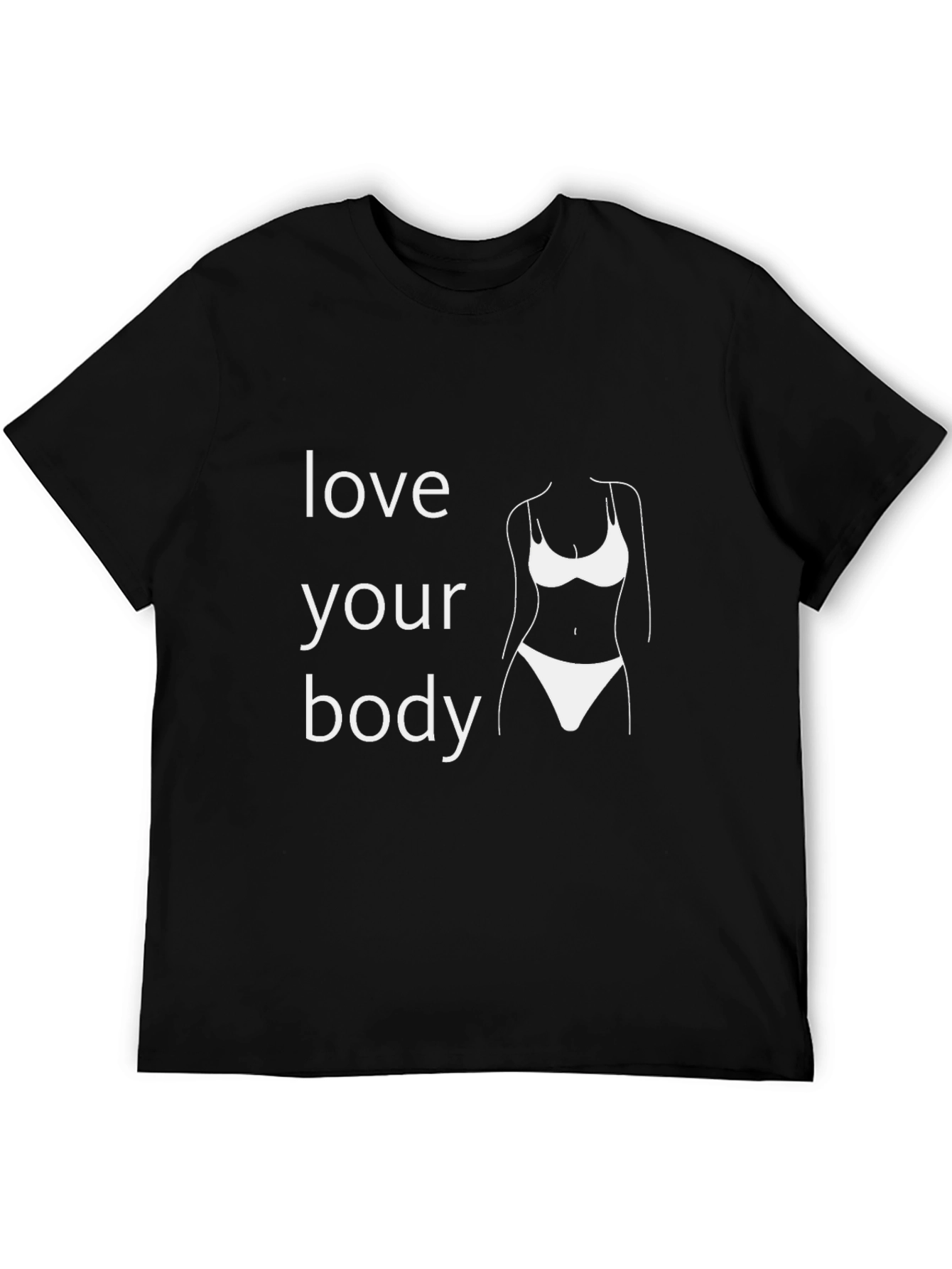 Love Your Body Tee - Black
