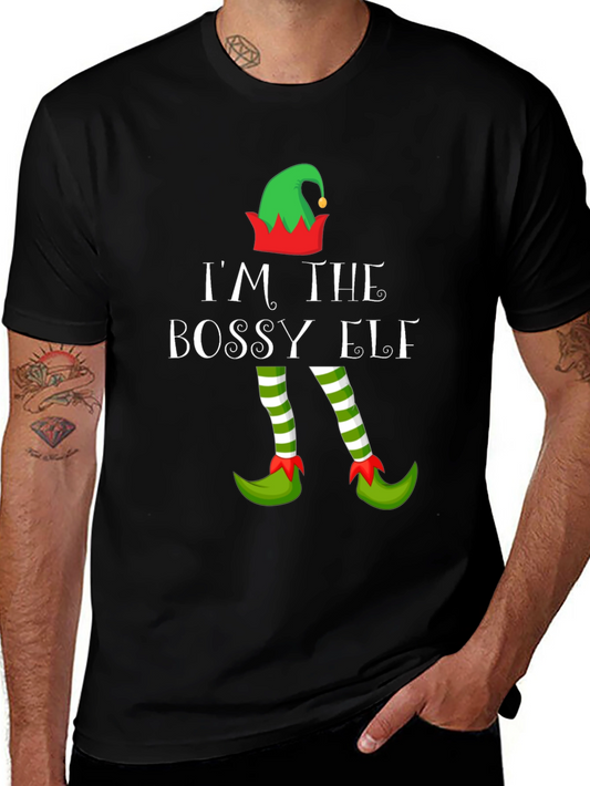 Im the Bossy Elf Christmas T-Shirt