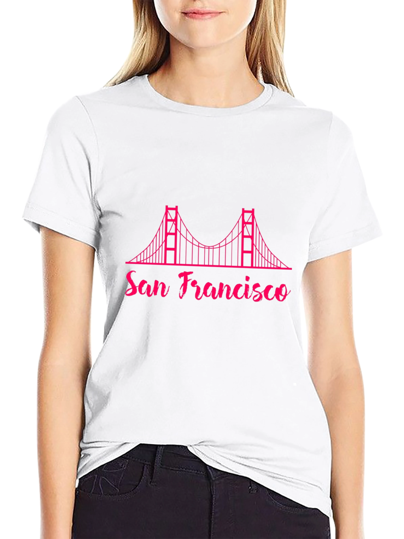 San Francisco Bridge Graphic Tee - Black