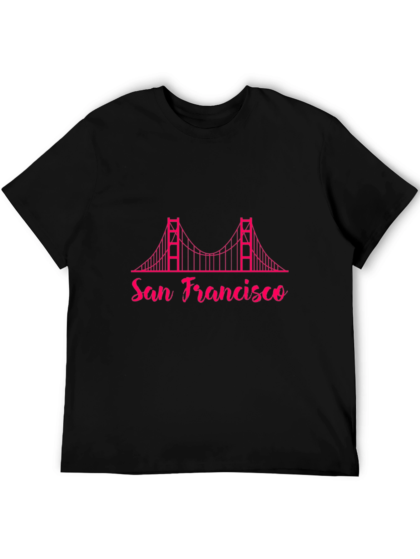 San Francisco Bridge Graphic Tee - Black