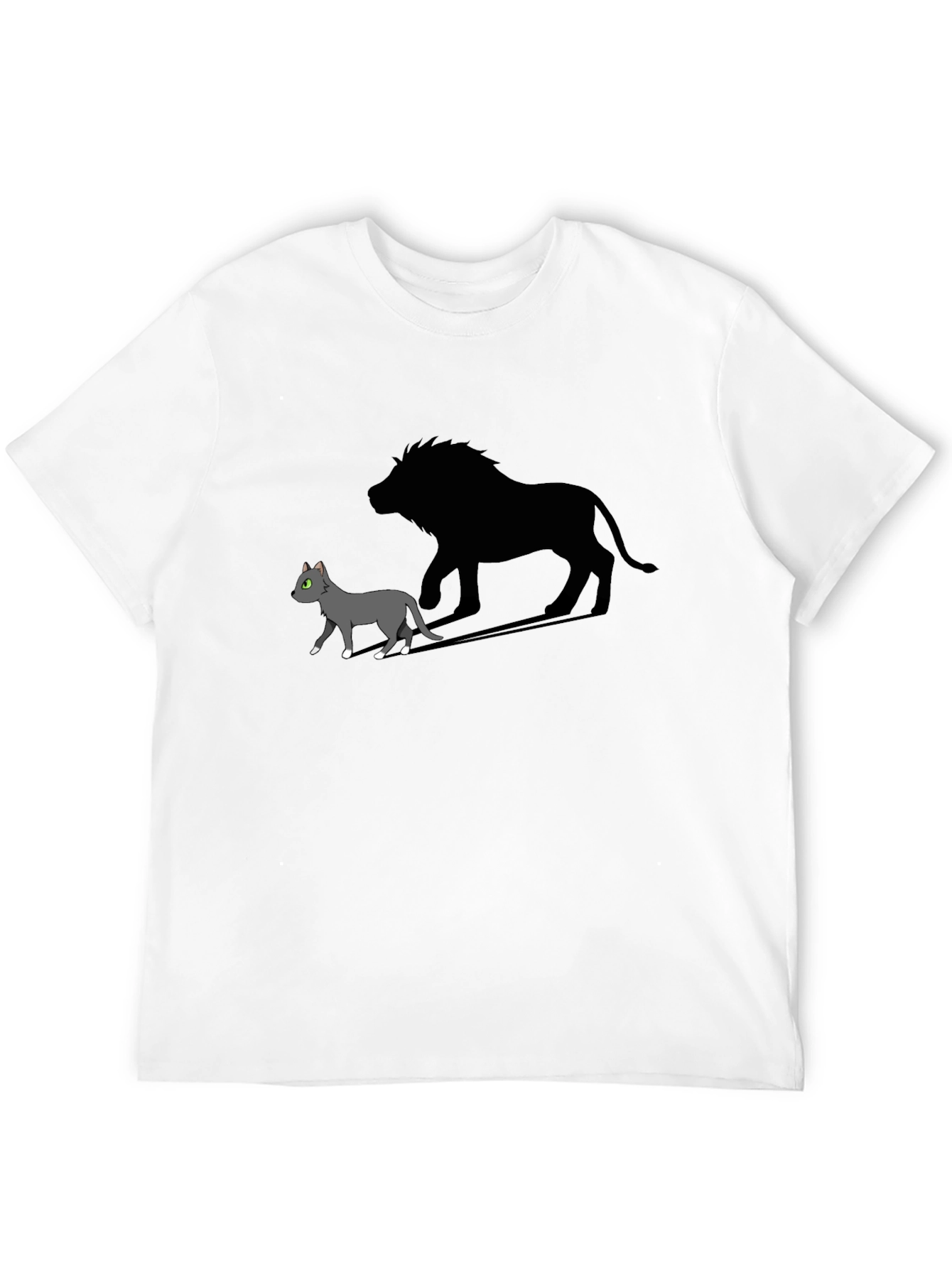 Cat Lion Shadow T-Shirt: Unleash Your Inner Roar