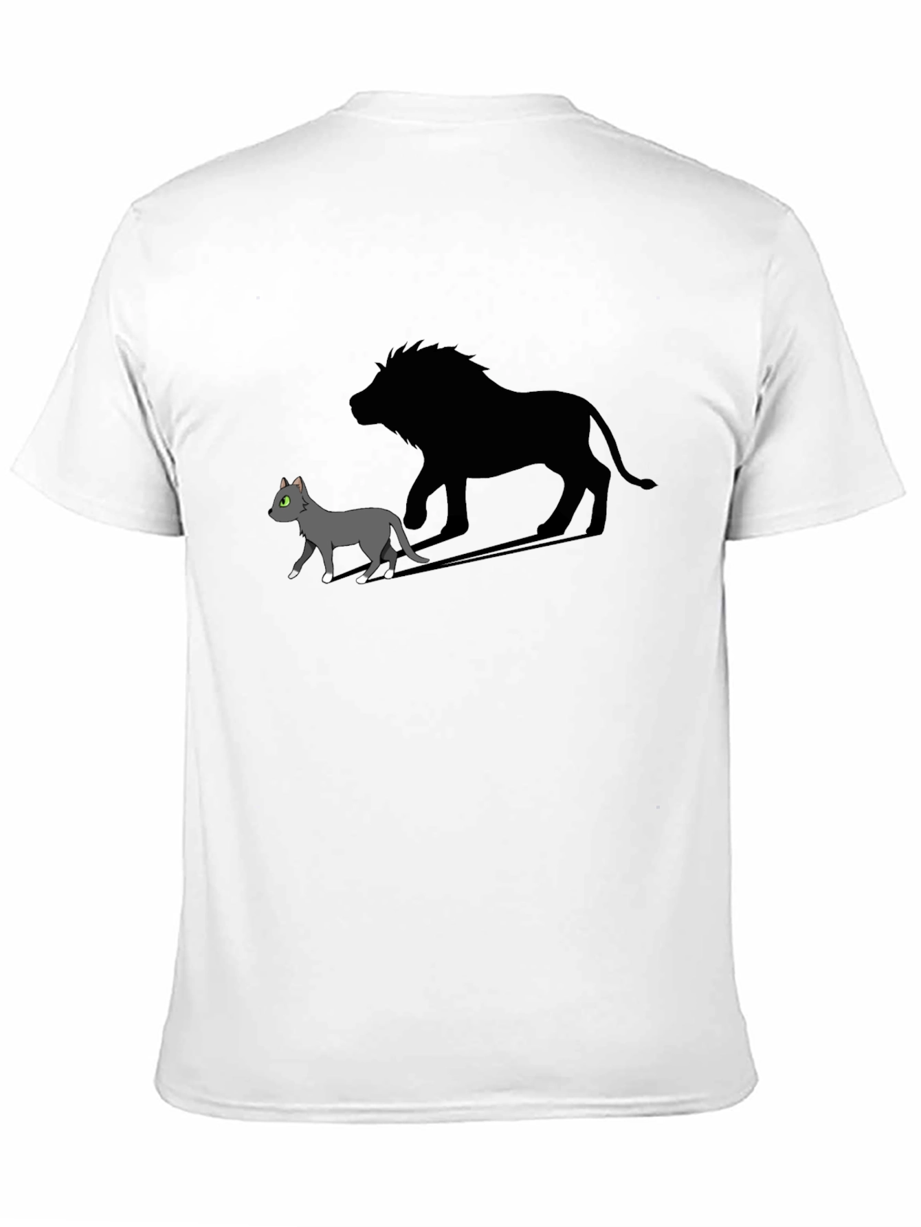 Cat Lion Shadow T-Shirt: Unleash Your Inner Roar