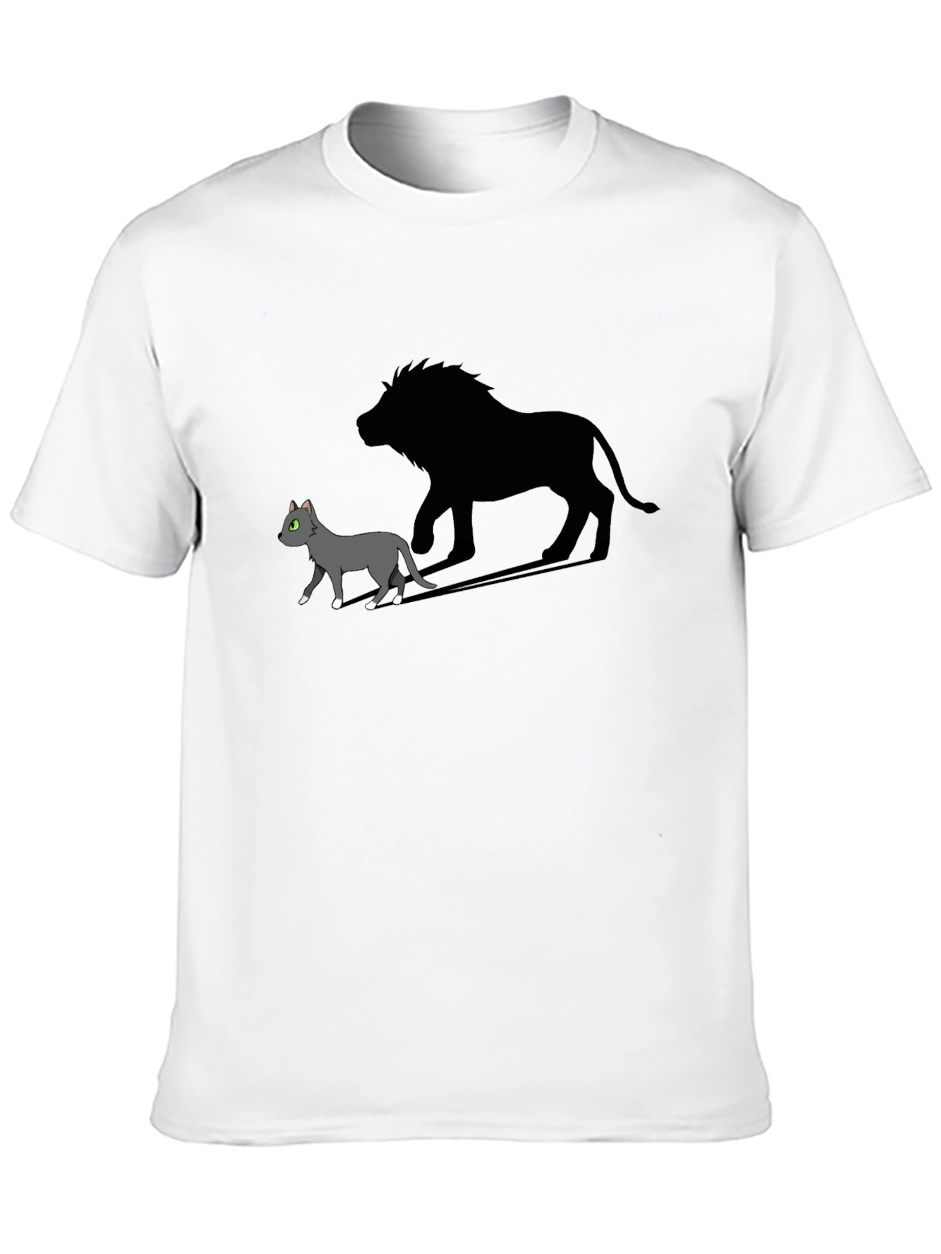 Cat Lion Shadow T-Shirt: Unleash Your Inner Roar