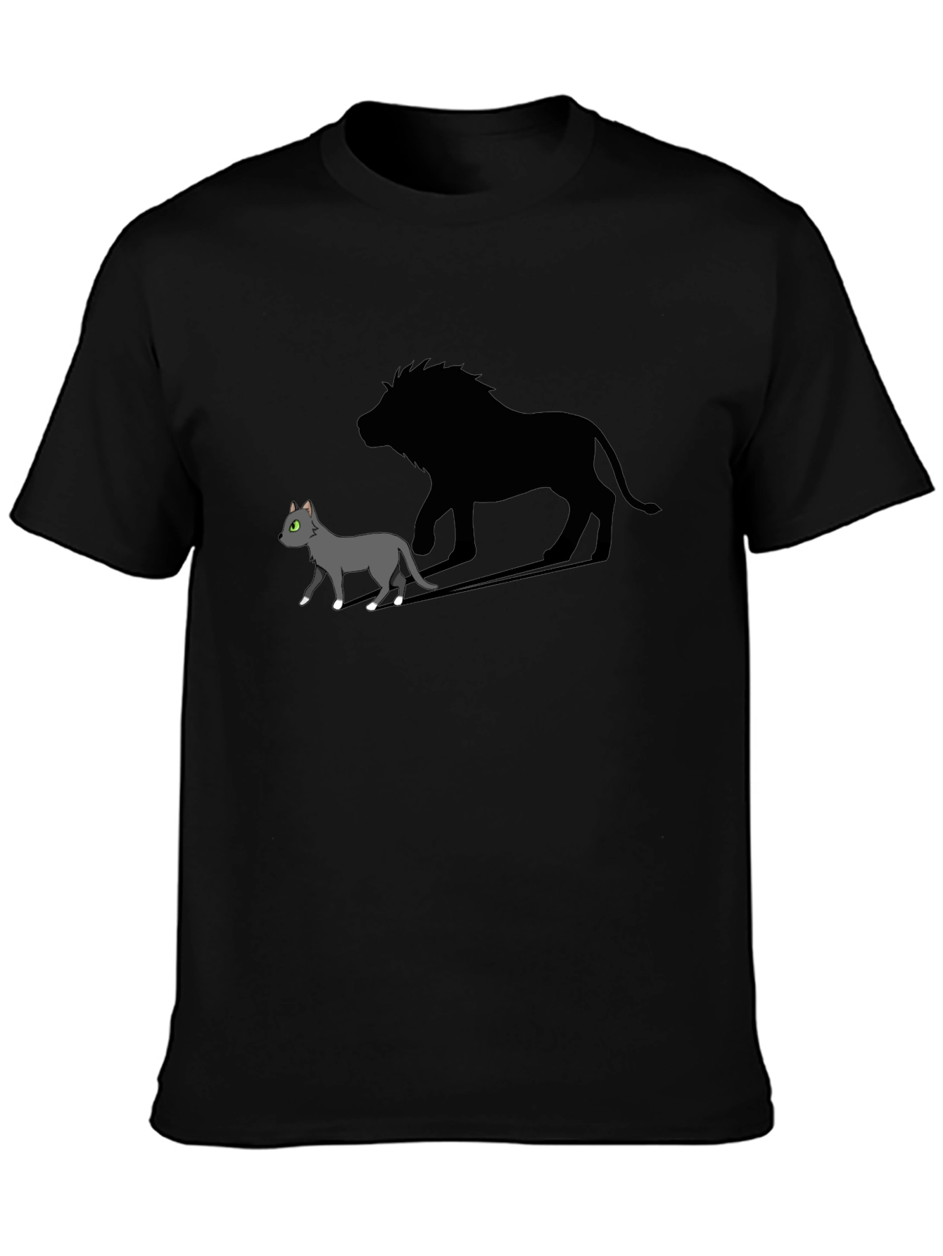 Cat Lion Shadow T-Shirt: Unleash Your Inner Roar