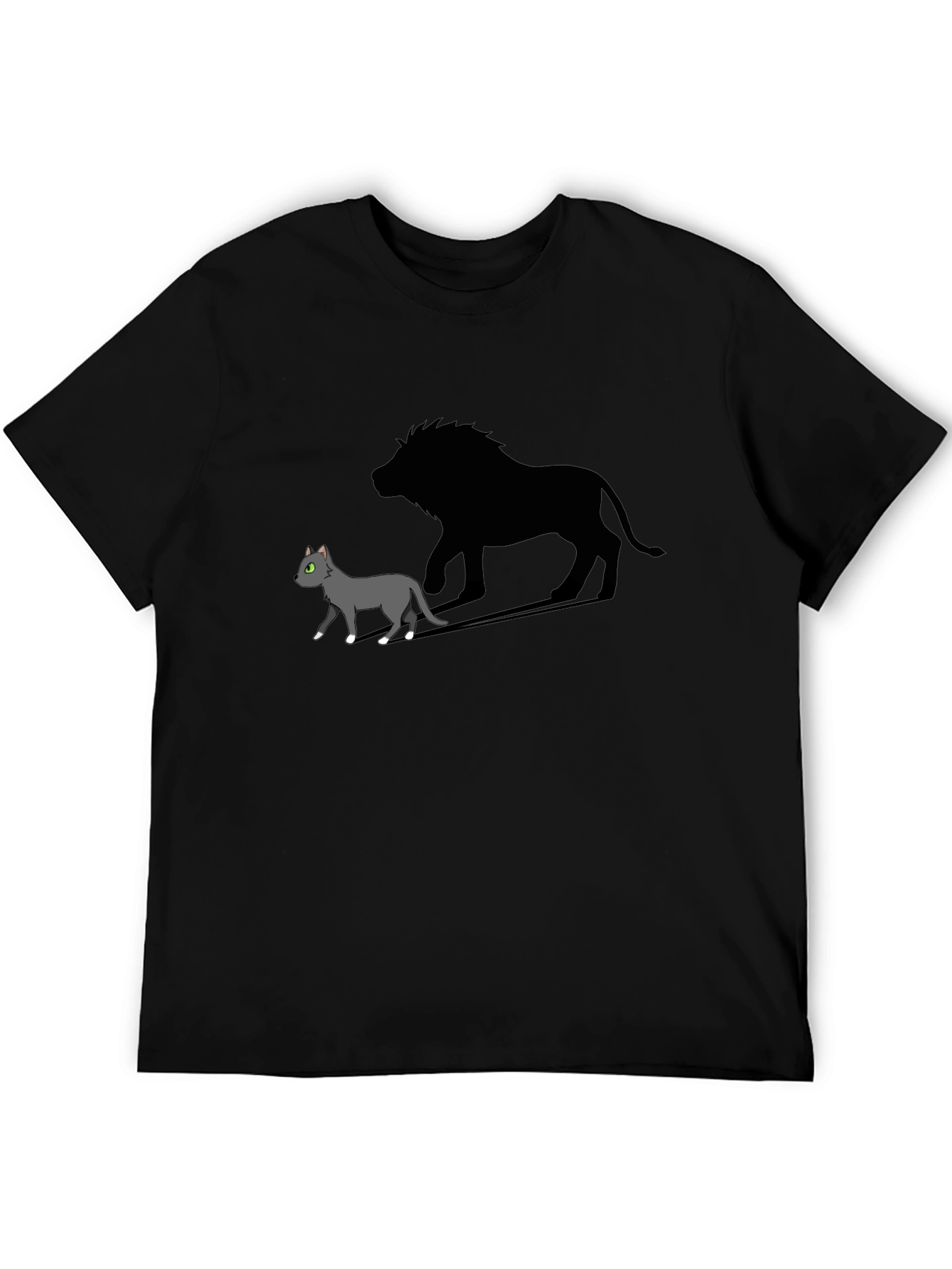 Cat Lion Shadow T-Shirt: Unleash Your Inner Roar