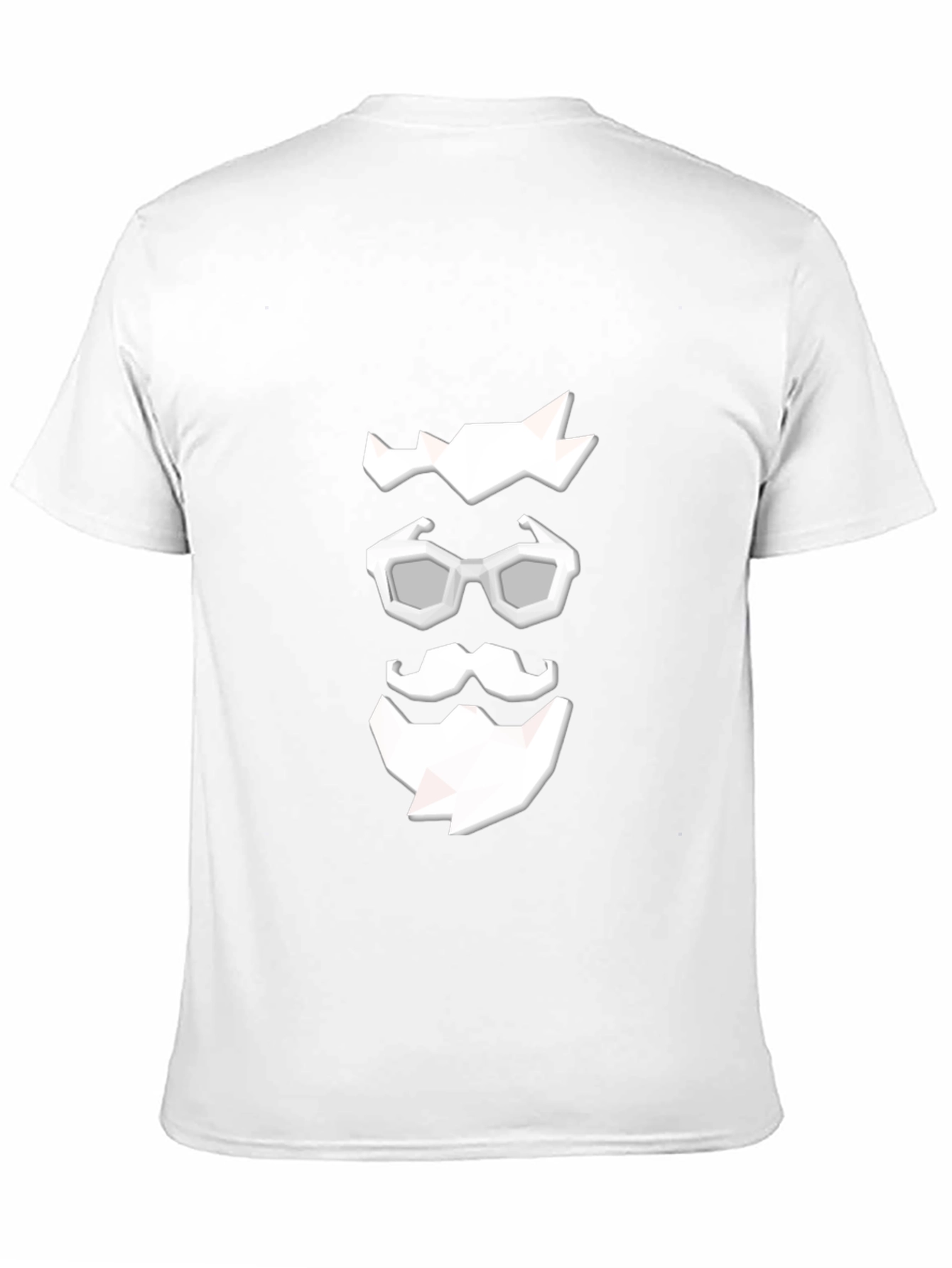 Cool Graphic Tee: Low Poly Beard