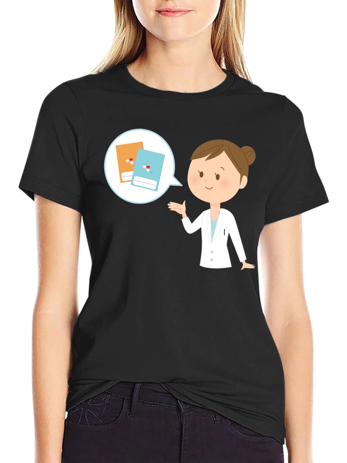 Doctor Cartoon Graphic T-Shirt - Unisex