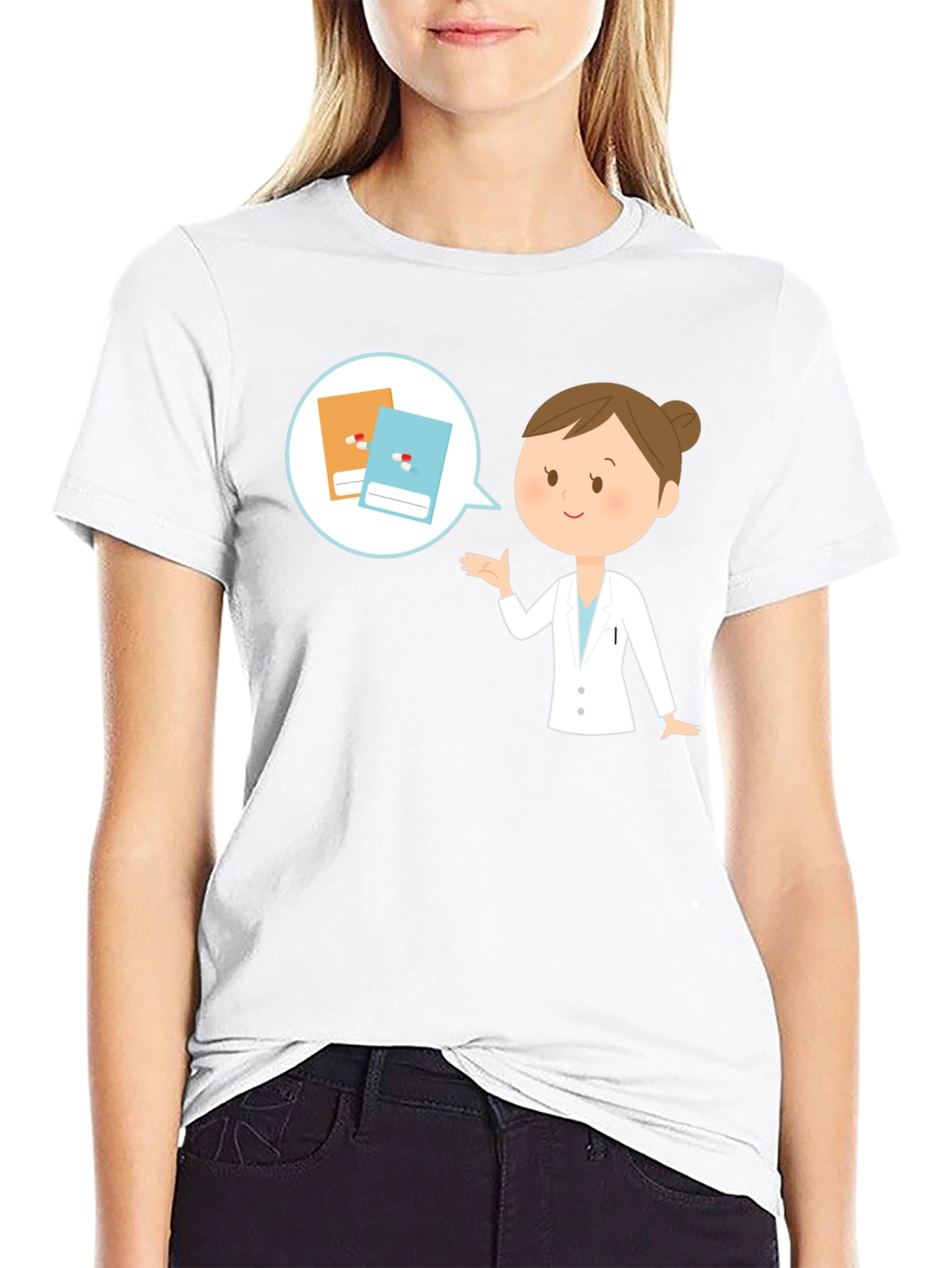 Doctor Cartoon Graphic T-Shirt - Unisex