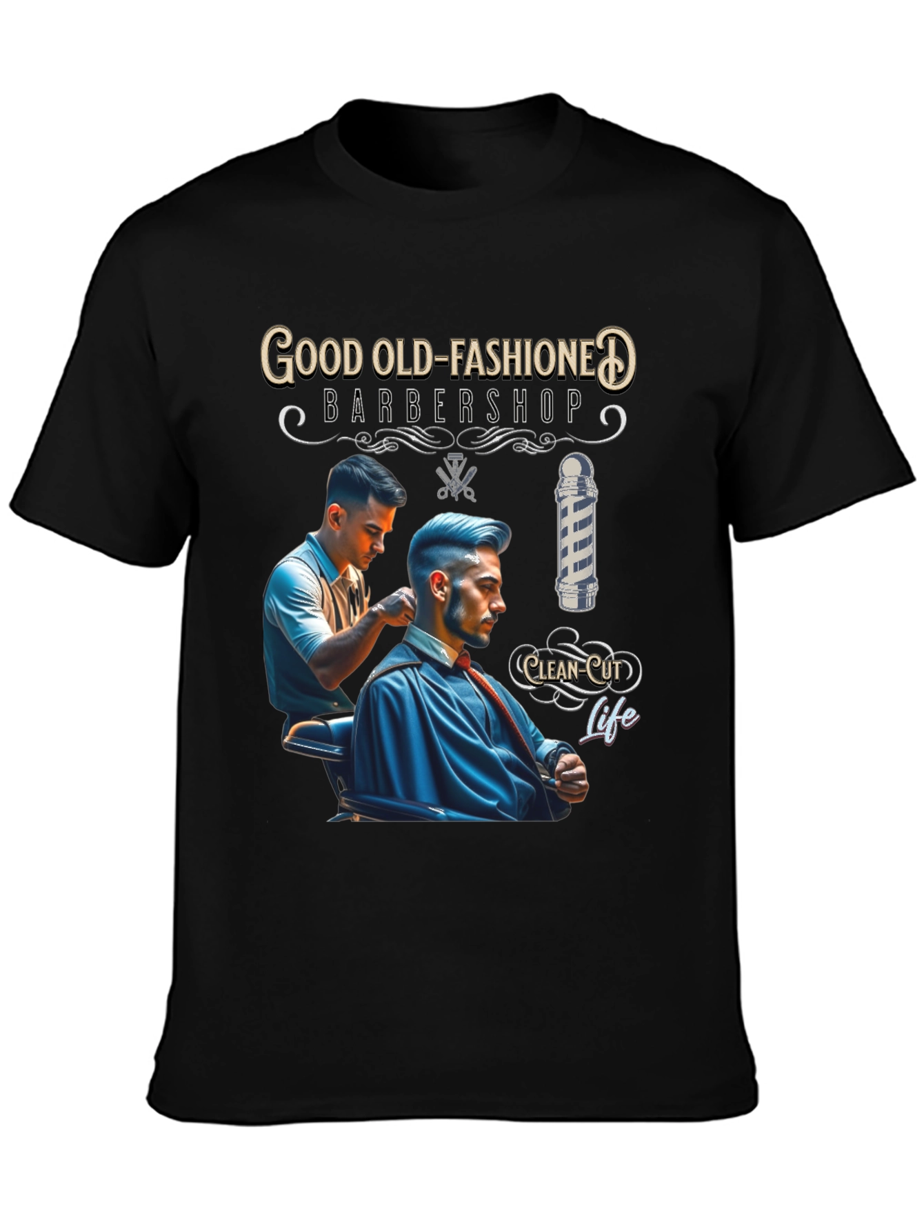 Good Old-Fashioned Barbershop T-Shirt
