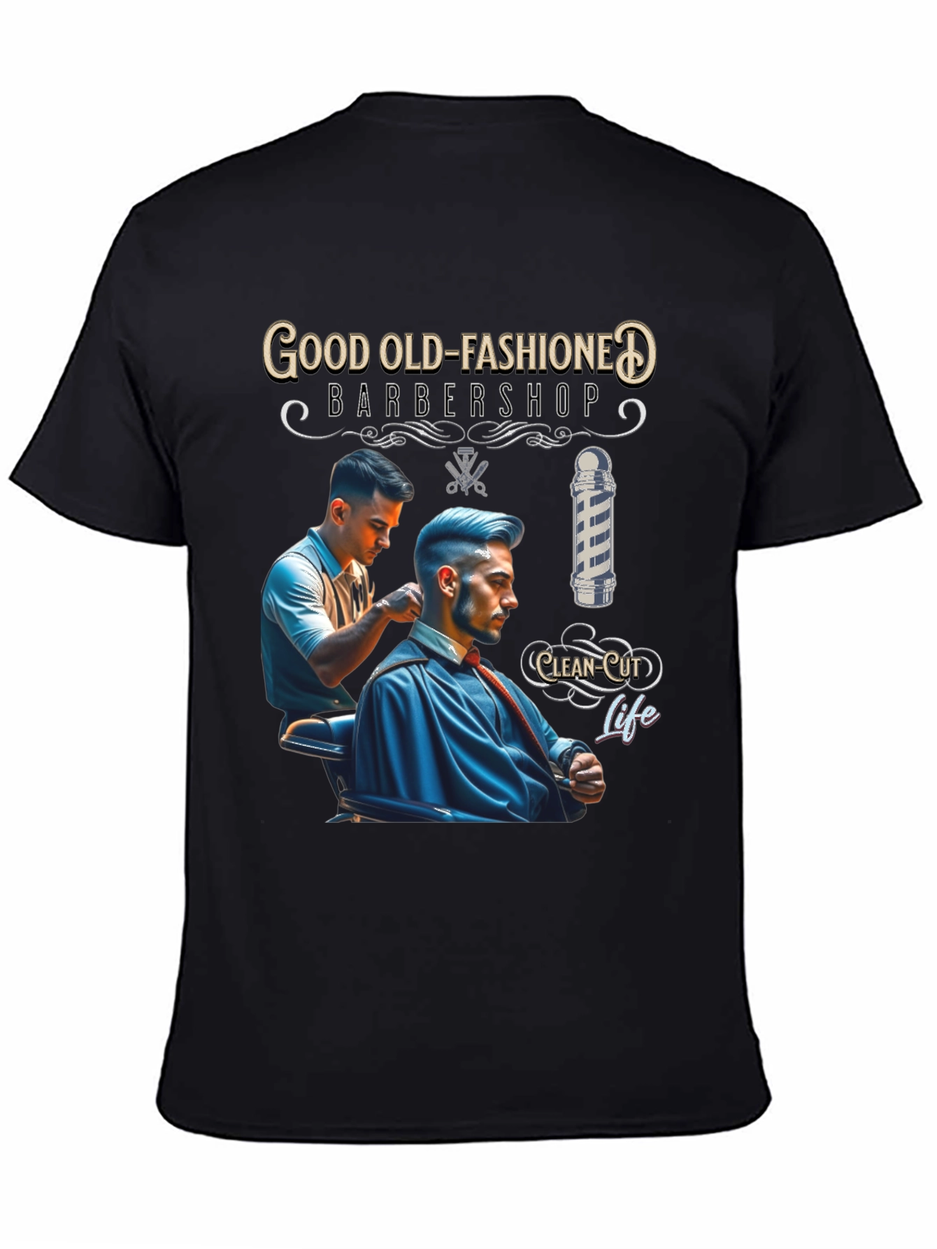Good Old-Fashioned Barbershop T-Shirt