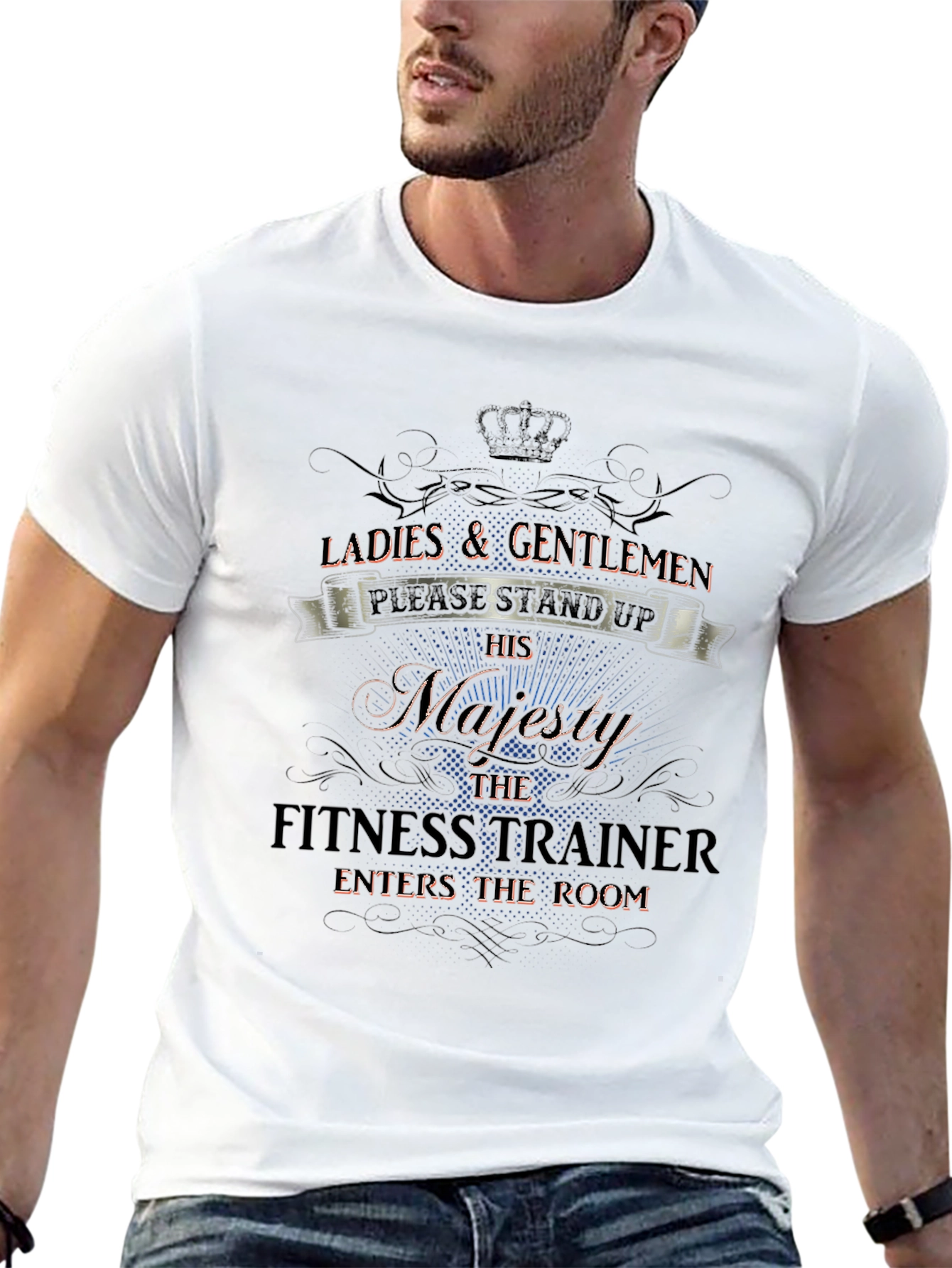 Majesty Fitness Trainer Graphic Tee - Stand Up!