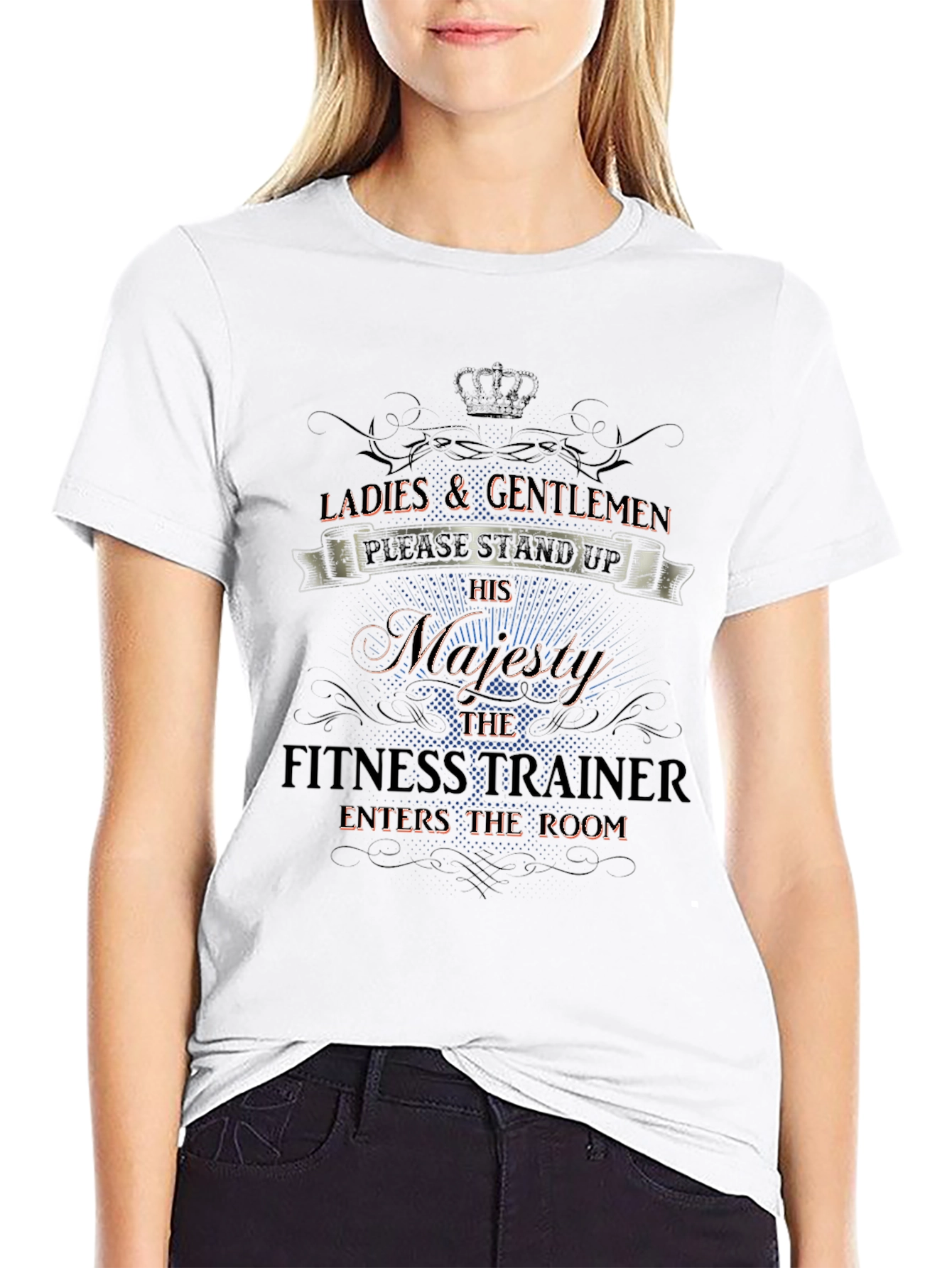 Majesty Fitness Trainer Graphic Tee - Stand Up!