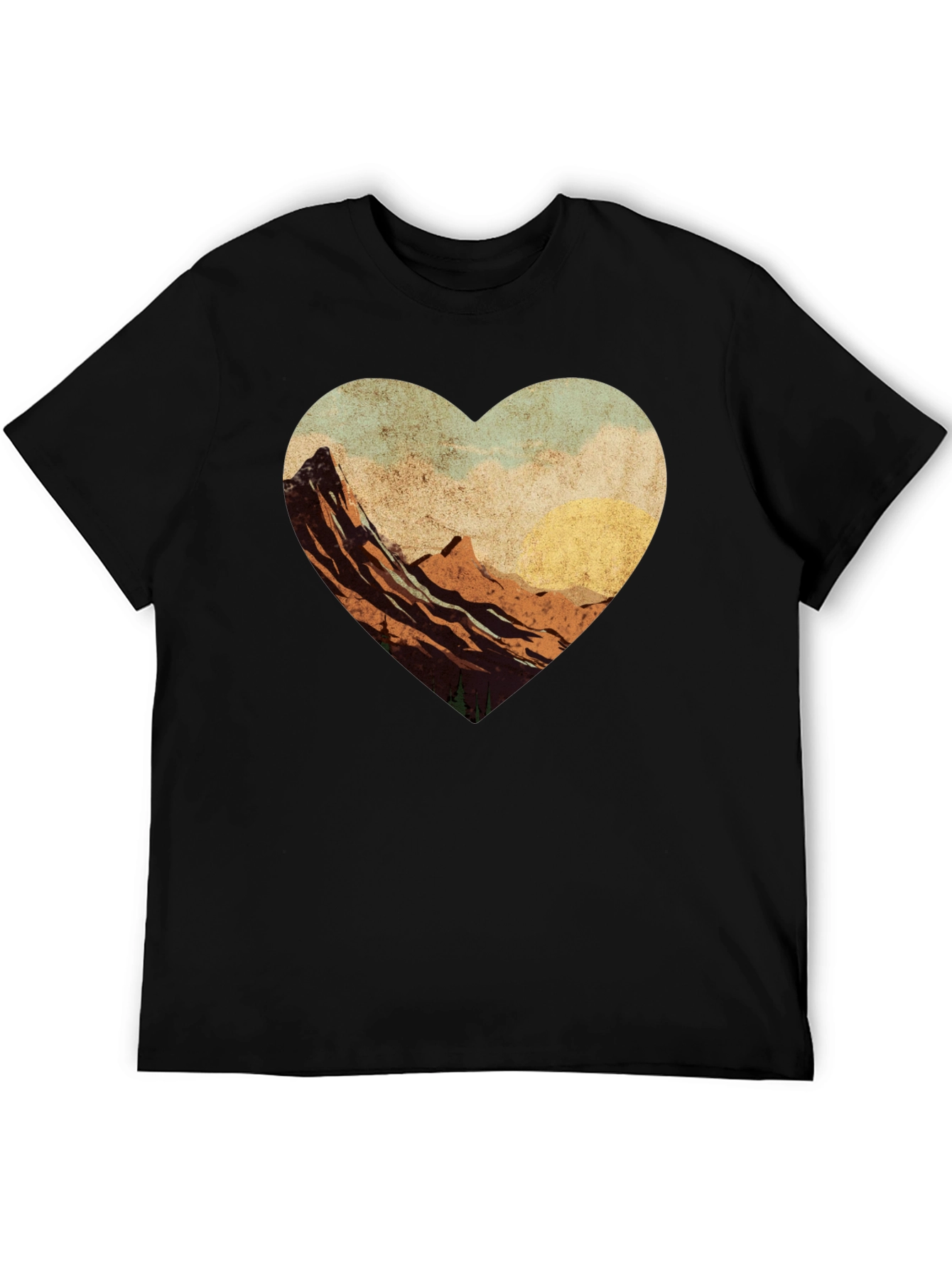 Mountain Heart Graphic Tee - Adventure Awaits
