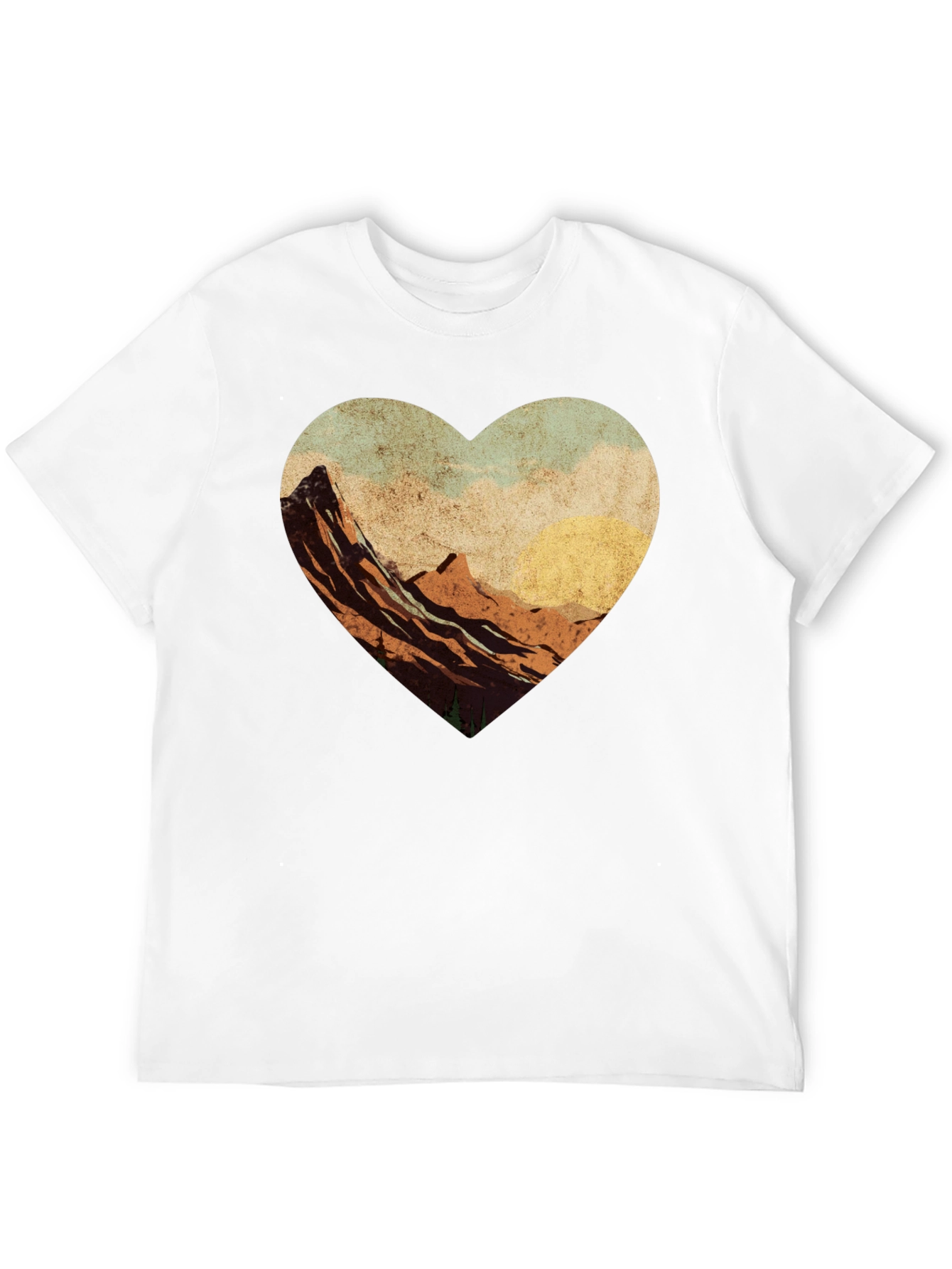Mountain Heart Graphic Tee - Adventure Awaits