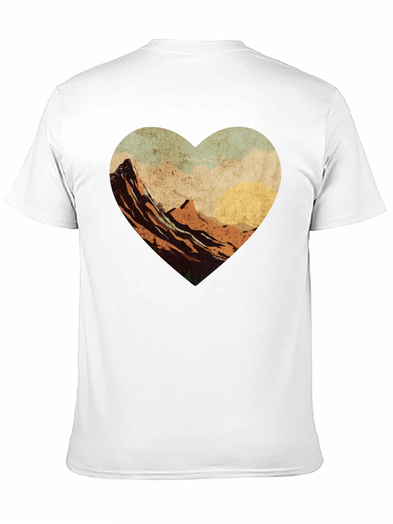 Mountain Heart Graphic Tee - Adventure Awaits