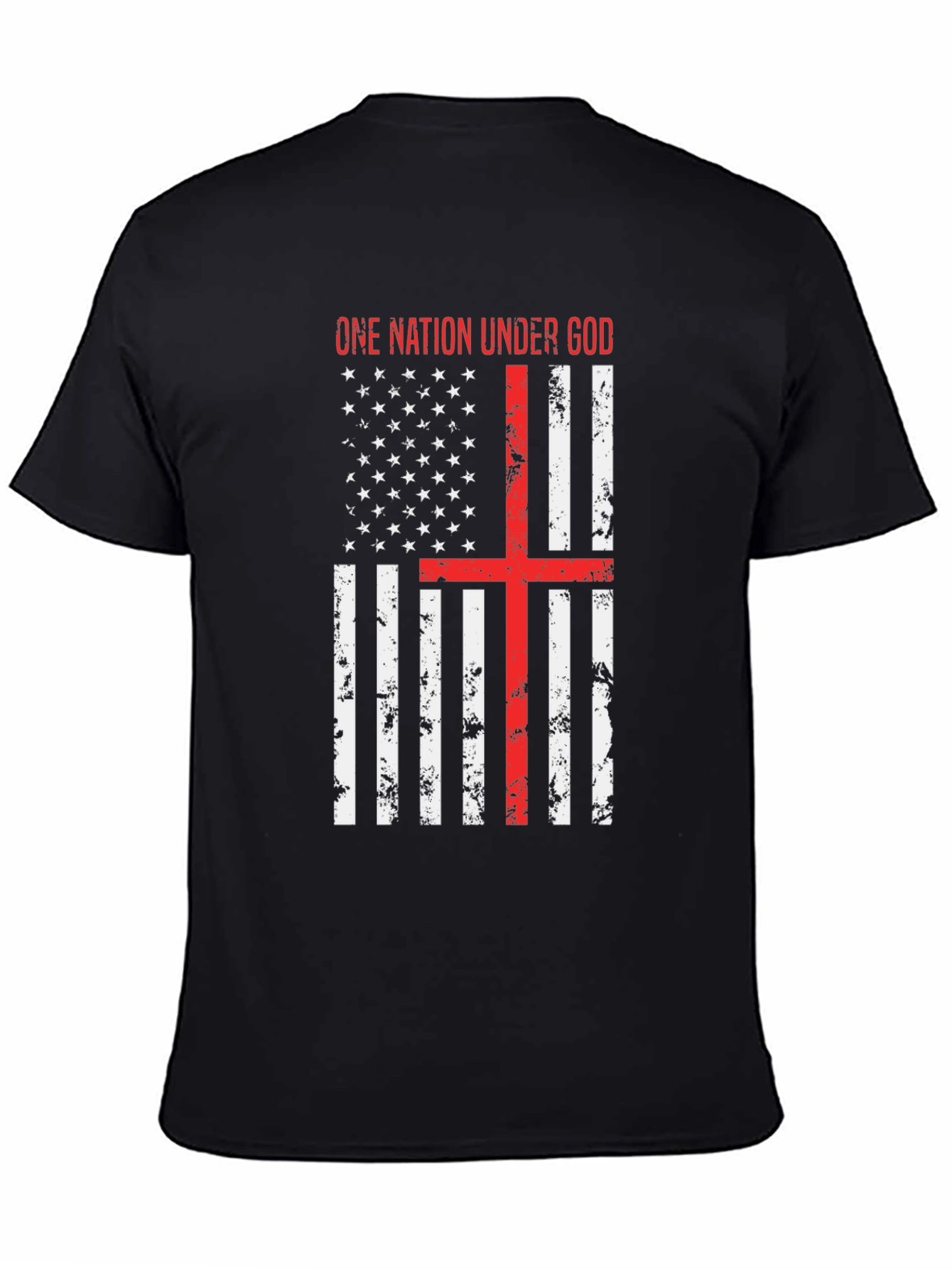 One Nation Under God T-Shirt - Patriotic Graphic Tee