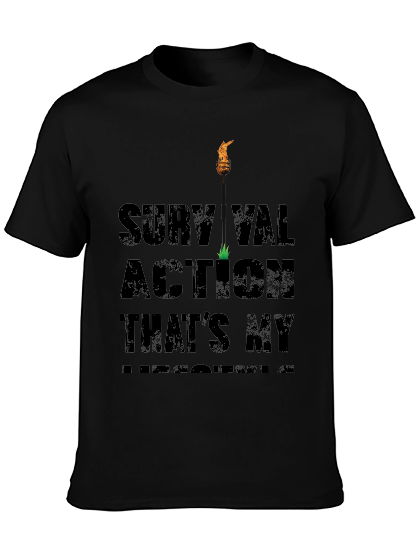 Survival Action Lifestyle Graphic T-Shirt