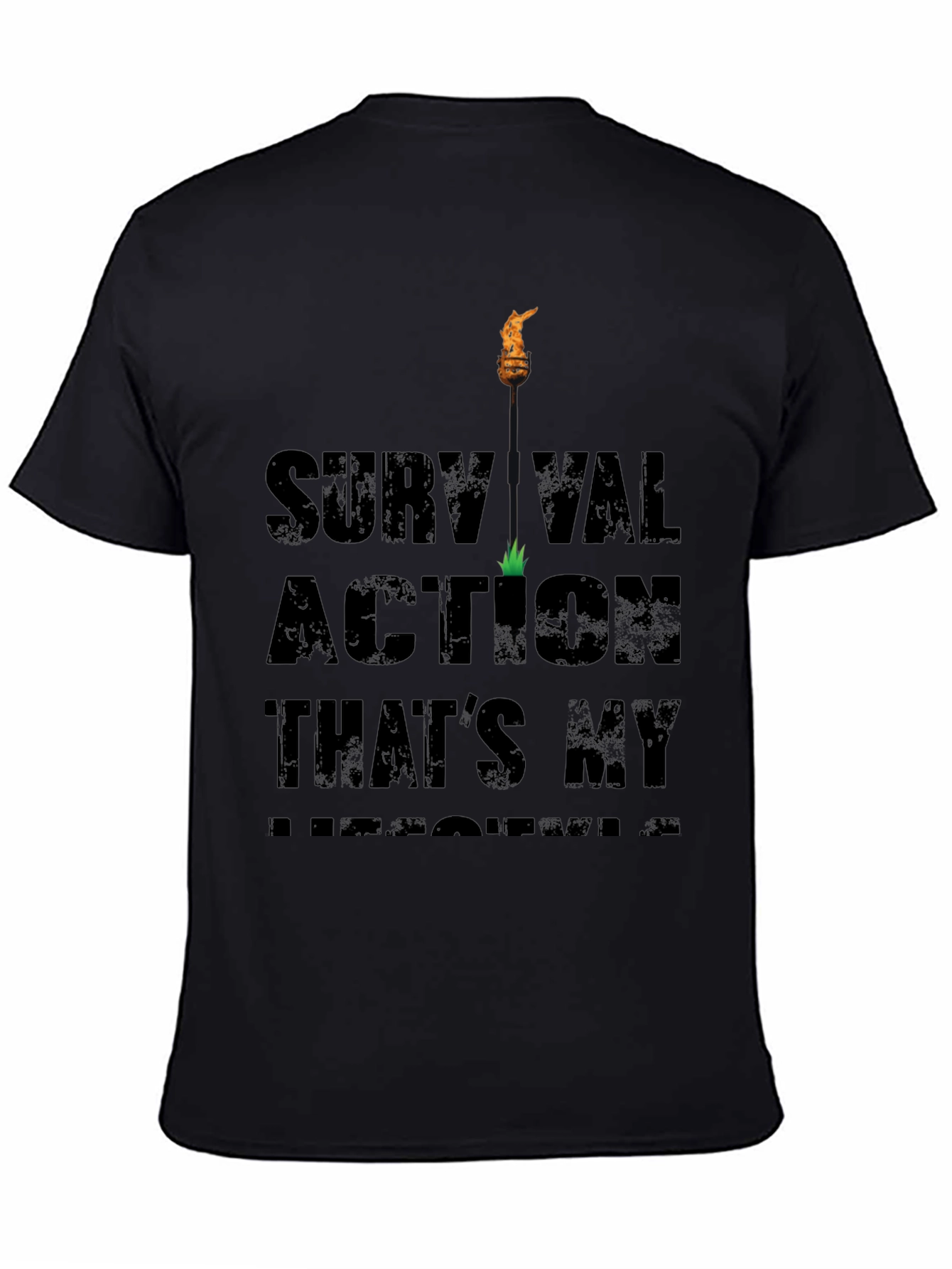 Survival Action Lifestyle Graphic T-Shirt