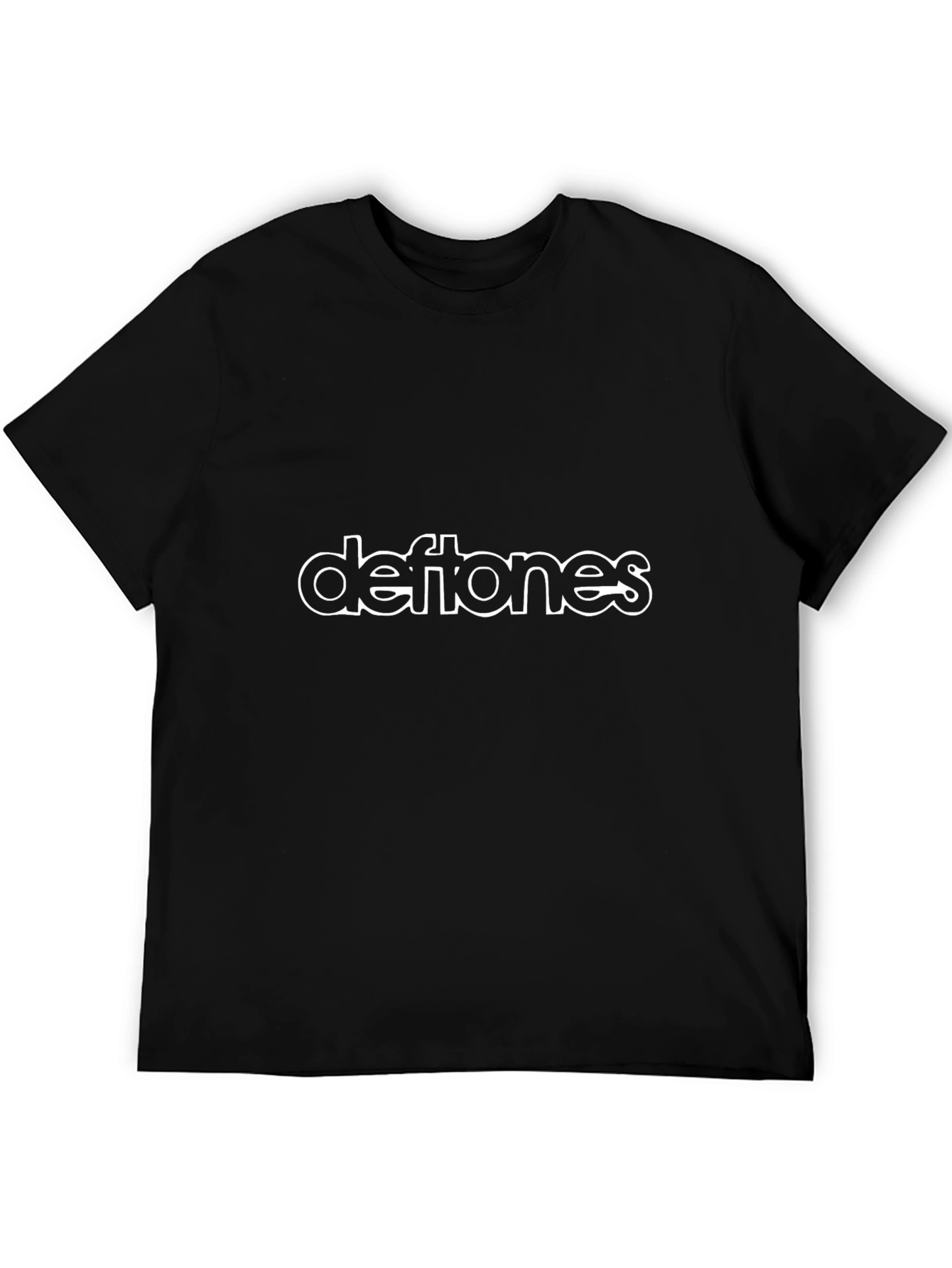Deftones Band Logo Black T-Shirt