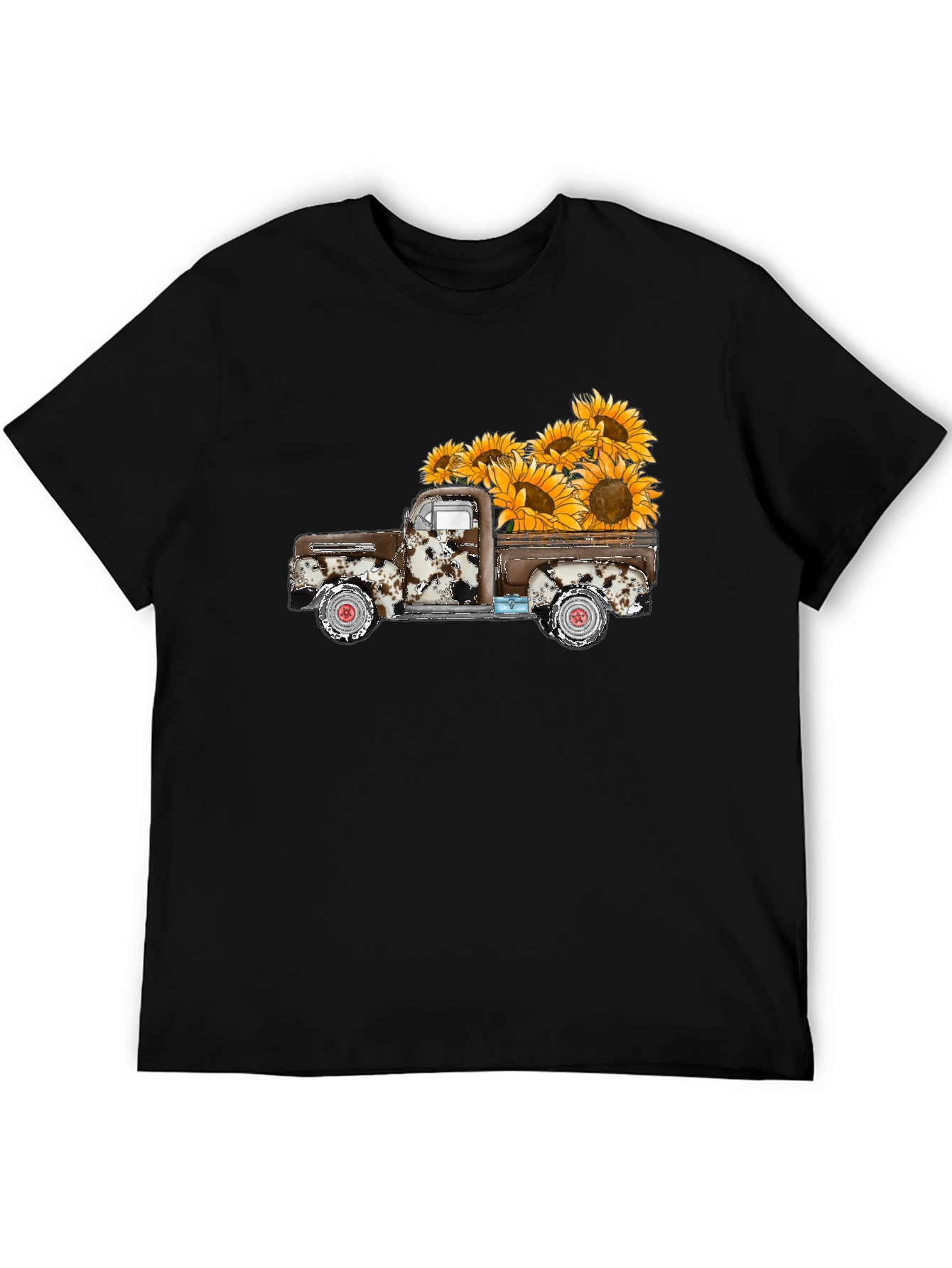 Sunflower Truck Graphic Tee - Black