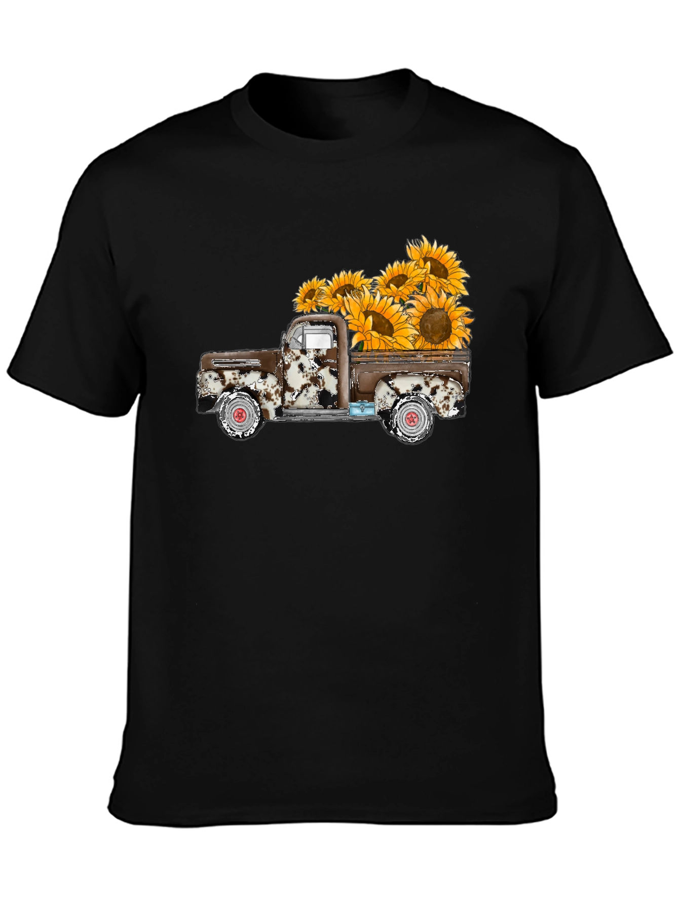 Sunflower Truck Graphic Tee - Black