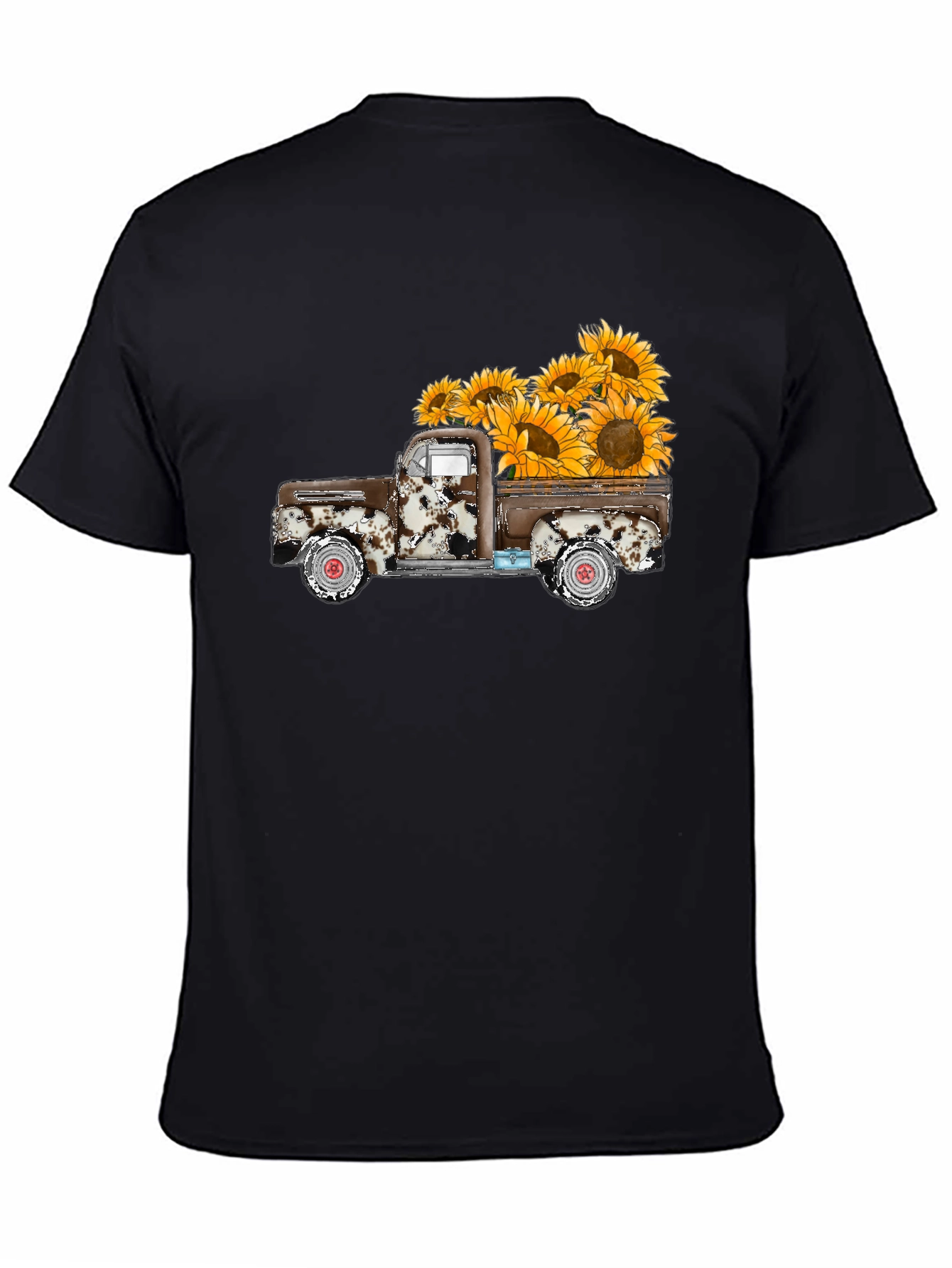 Sunflower Truck Graphic Tee - Black