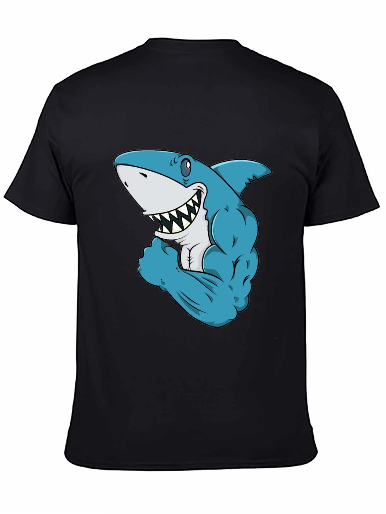 Shark Muscle T-Shirt - Black