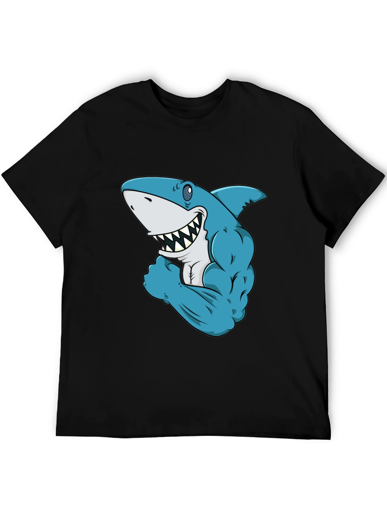 Shark Muscle T-Shirt - Black