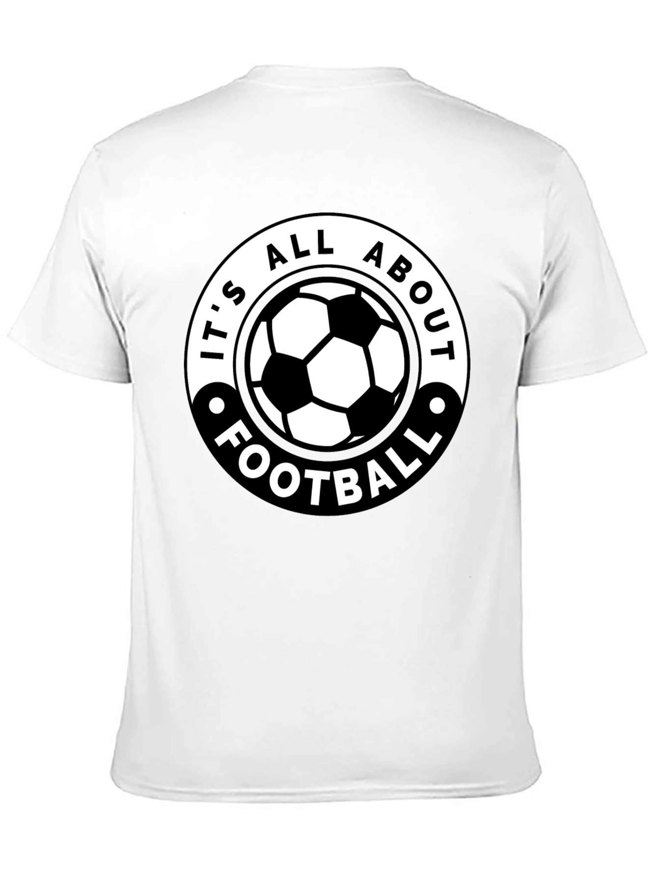 Its All About Football - Black Graphic Tee