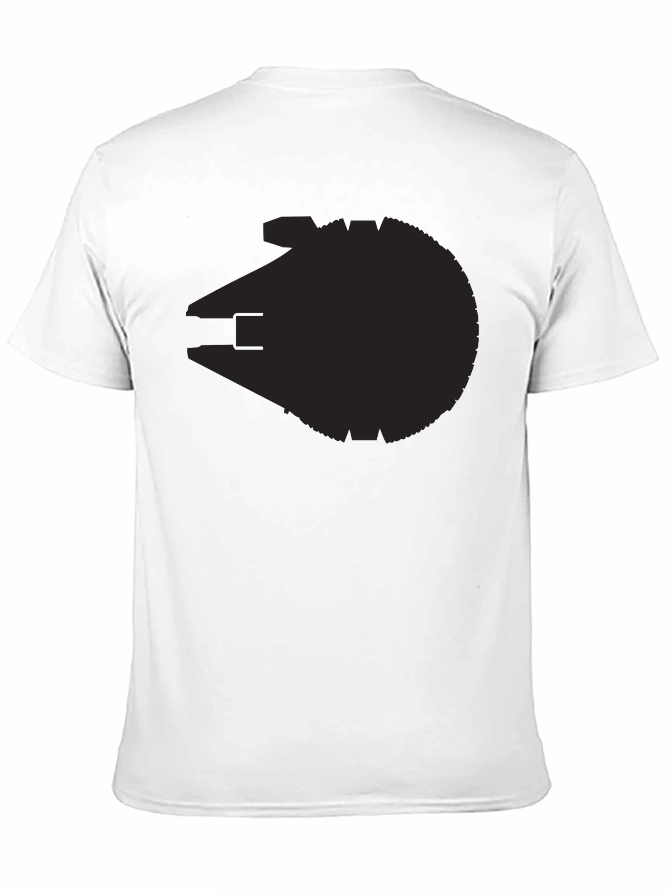 Millennium Falcon Silhouette Black T-Shirt
