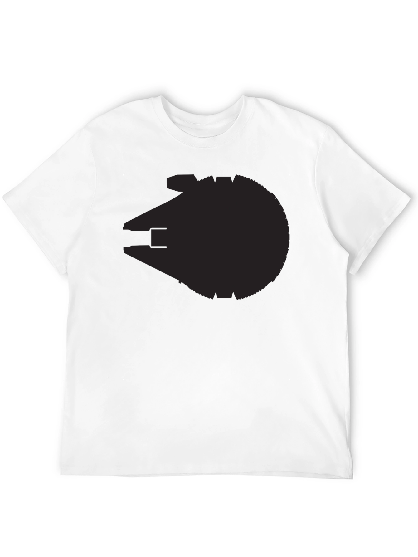 Millennium Falcon Silhouette Black T-Shirt