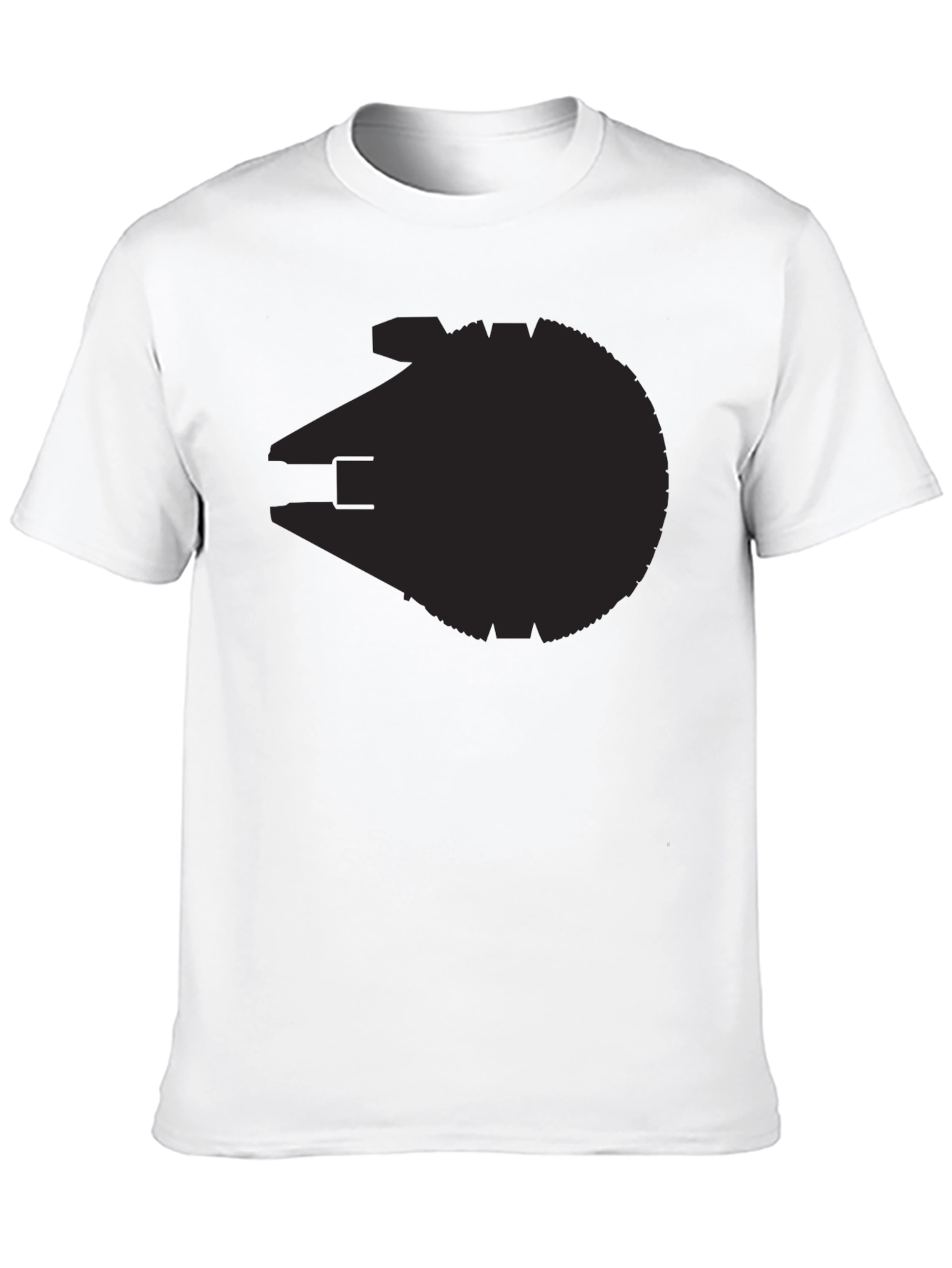 Millennium Falcon Silhouette Black T-Shirt
