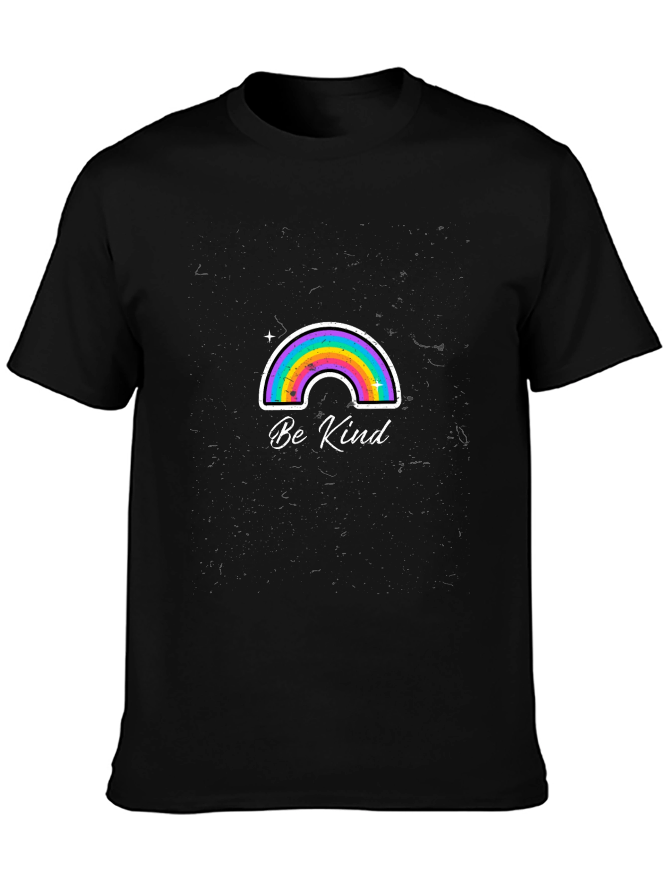 Be Kind Rainbow Graphic T-Shirt