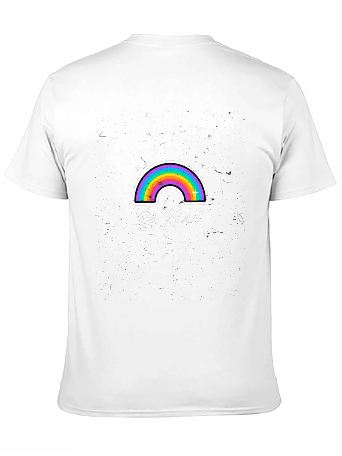 Be Kind Rainbow Graphic T-Shirt