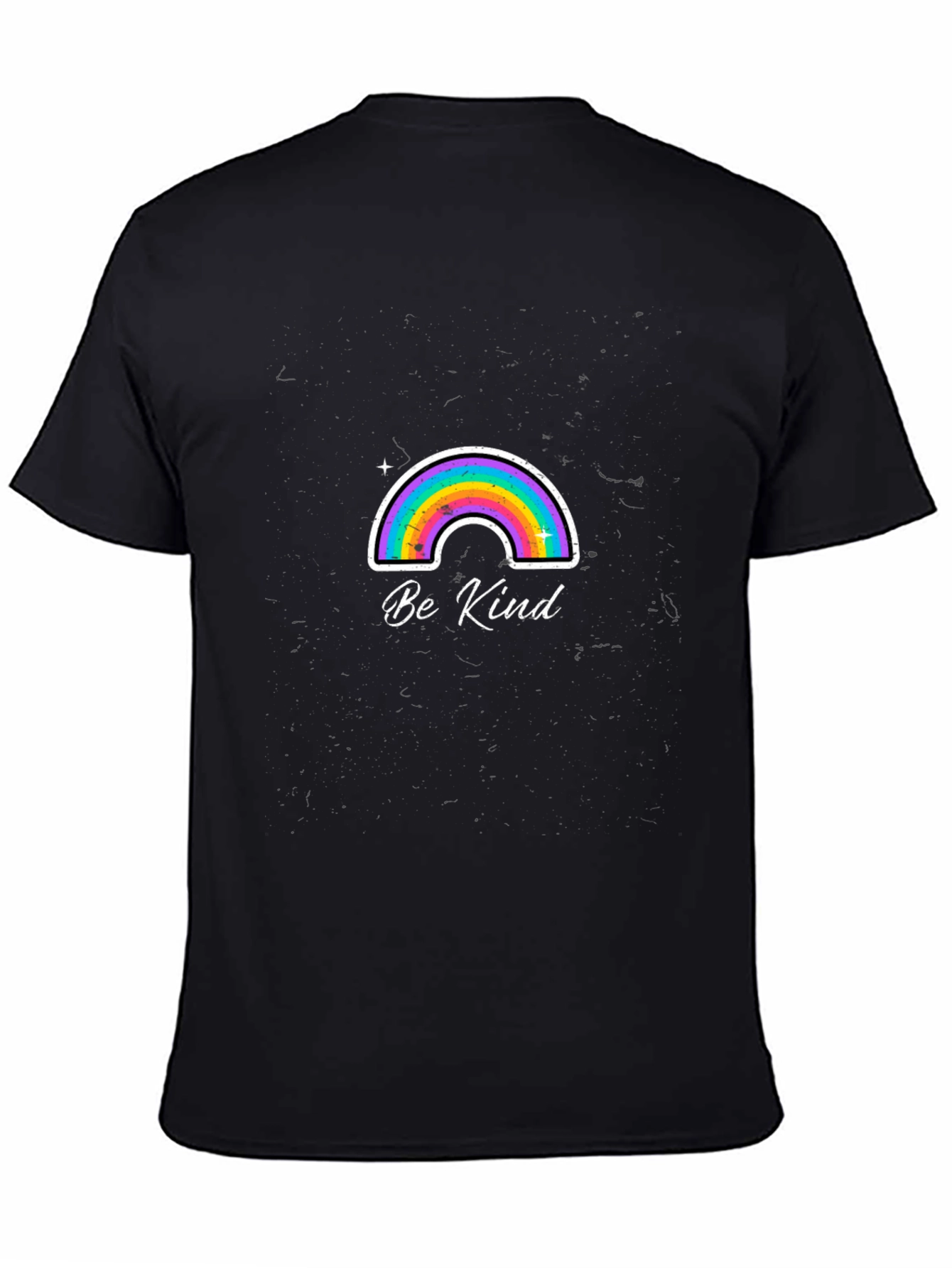 Be Kind Rainbow Graphic T-Shirt