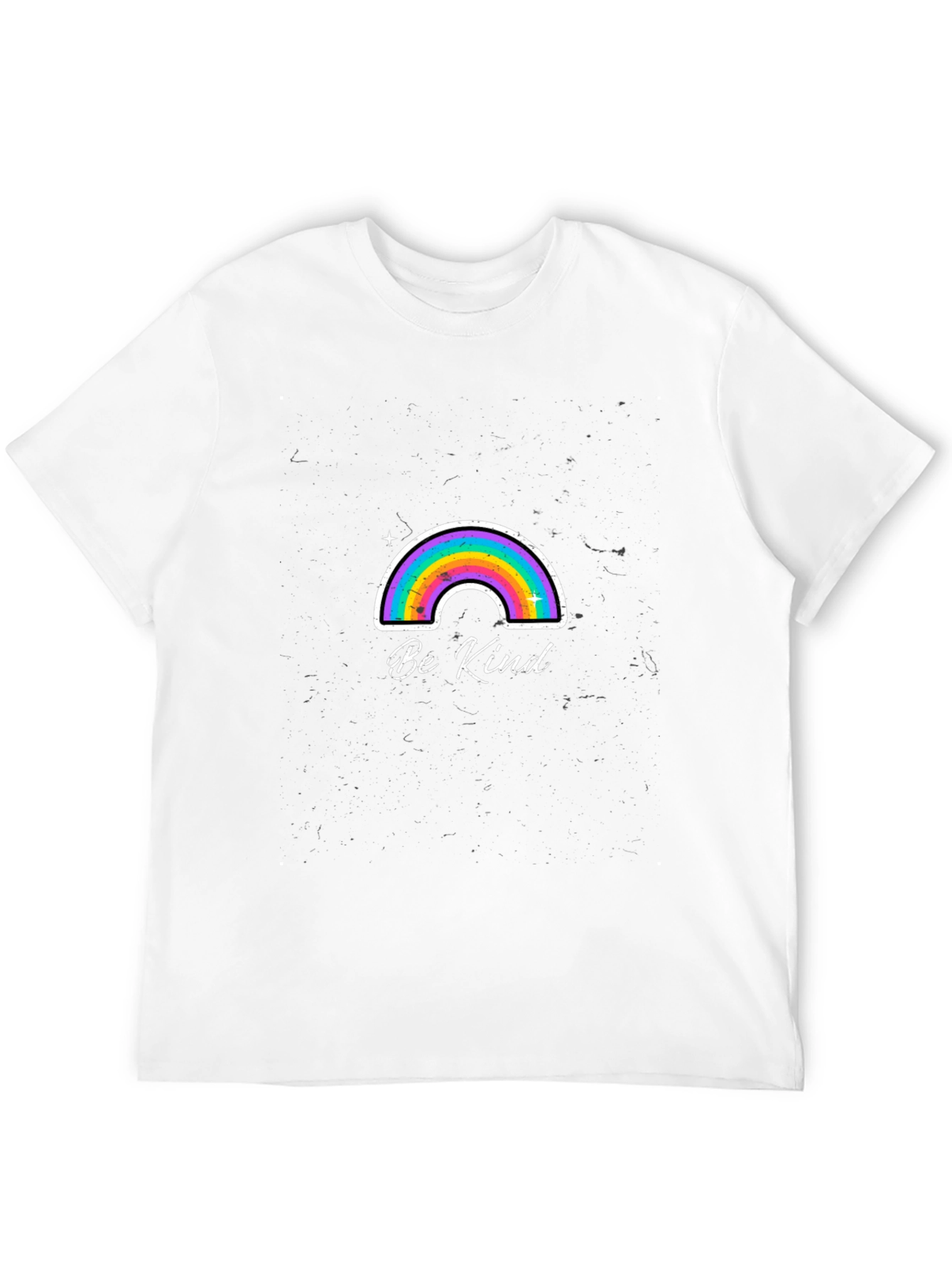 Be Kind Rainbow Graphic T-Shirt