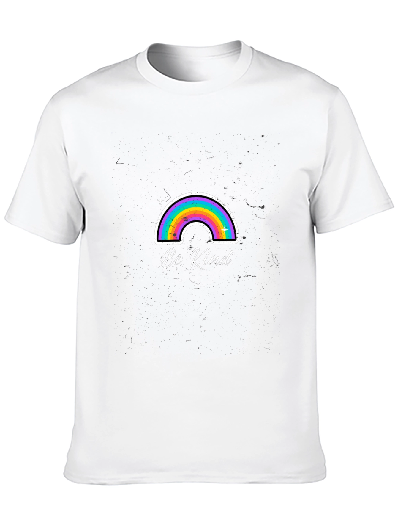 Be Kind Rainbow Graphic T-Shirt