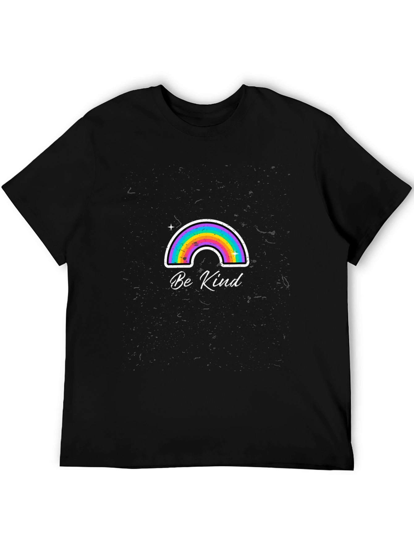 Be Kind Rainbow Graphic T-Shirt