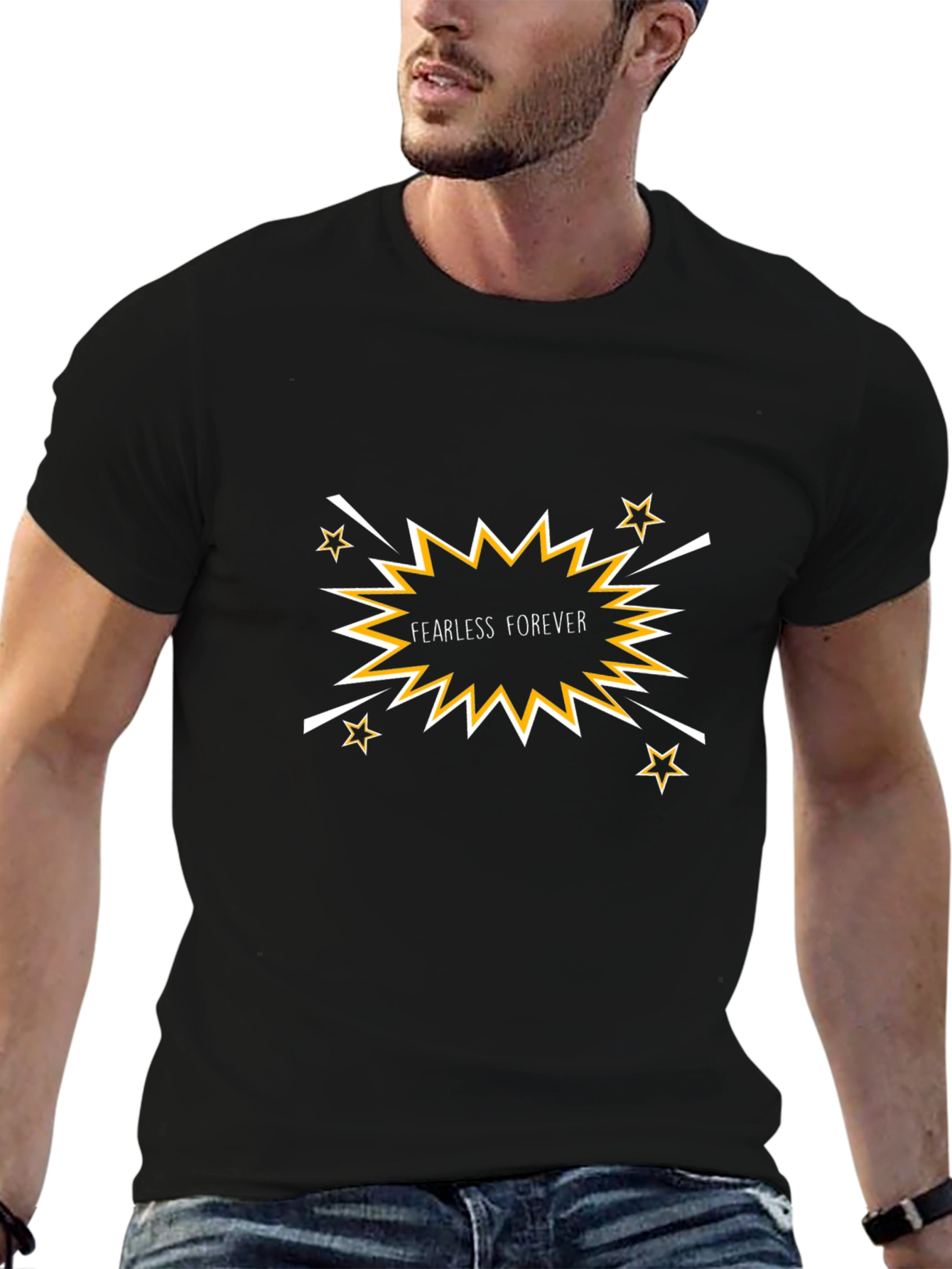 Fearless Forever Graphic Tee - Black