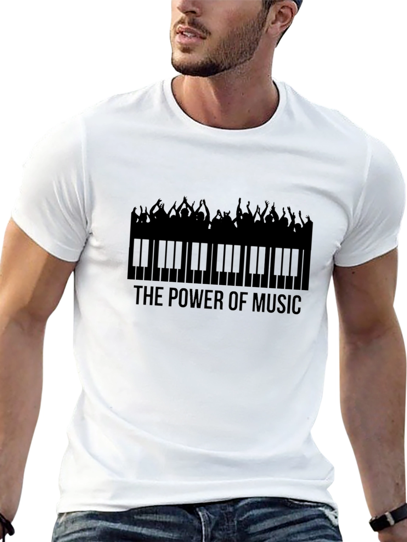 The Power of Music - Graphic Print T-Shirt