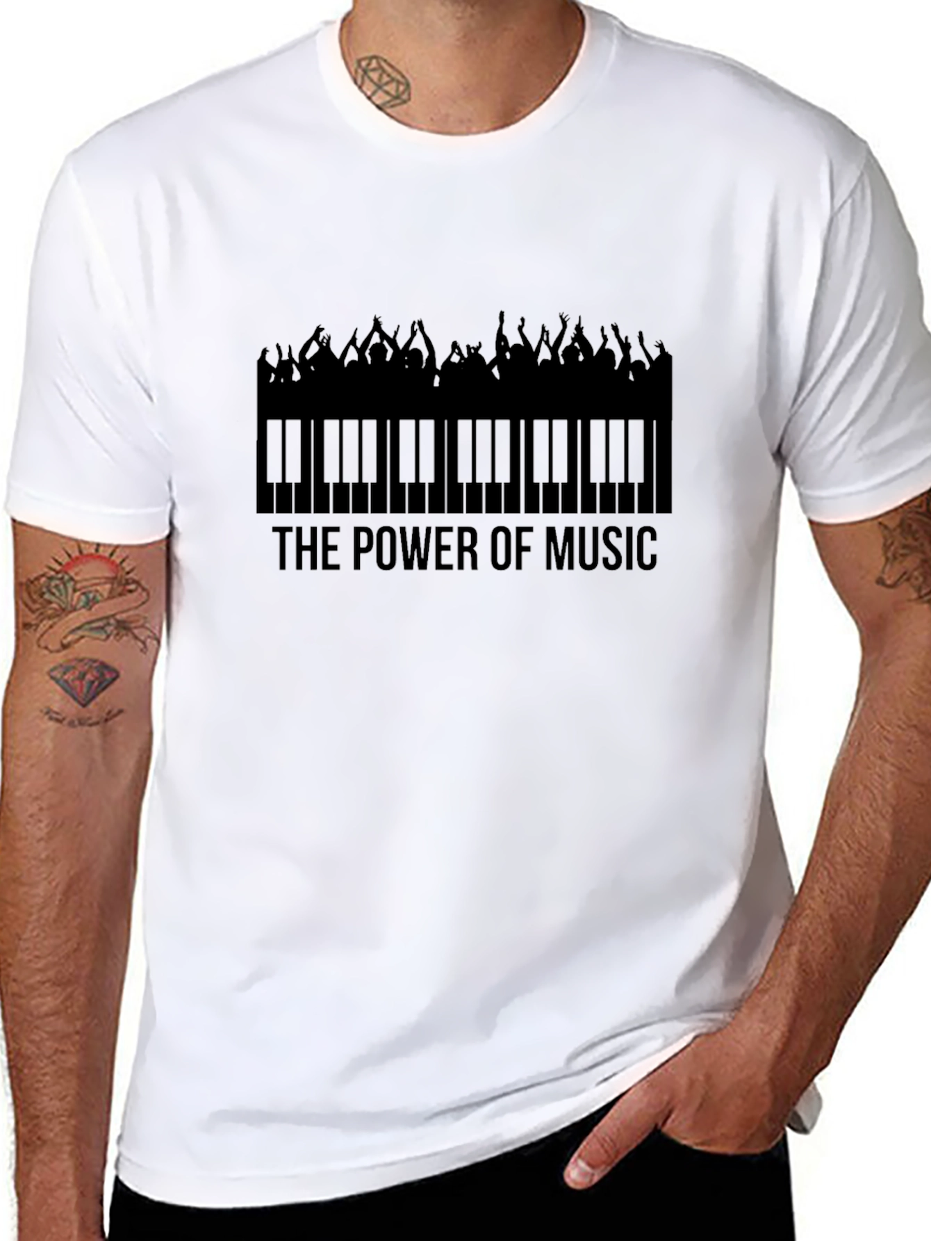 The Power of Music - Graphic Print T-Shirt