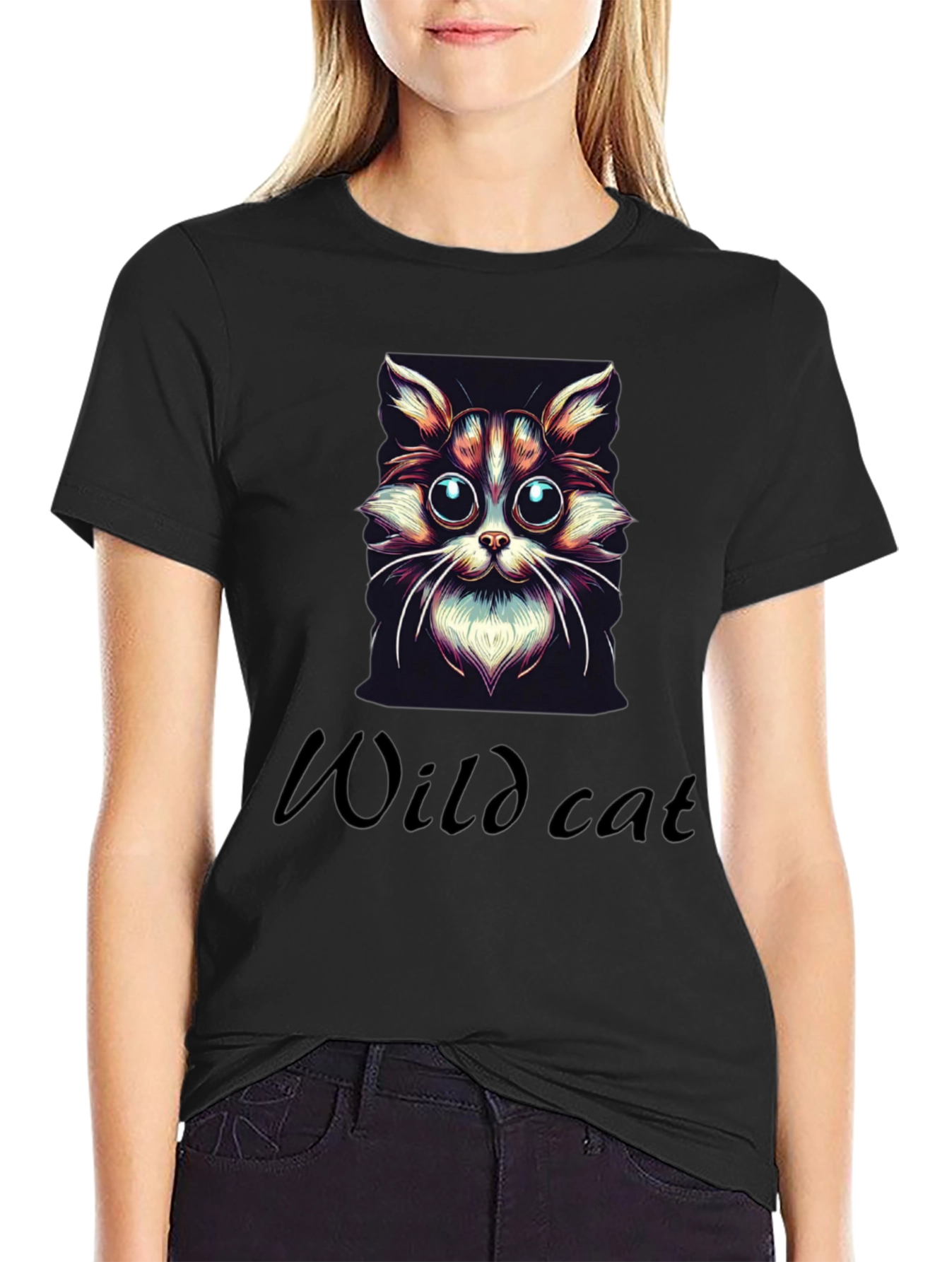Wildcat Graphic Tee - Cool Cat Design