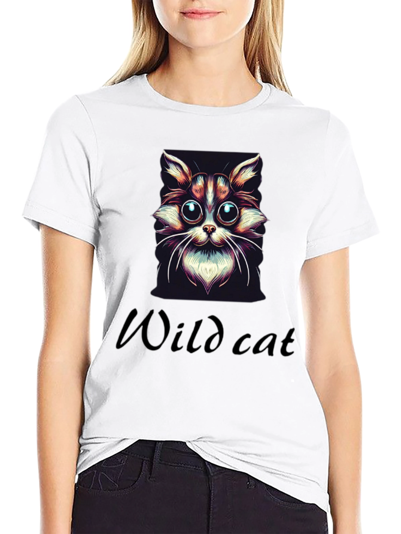 Wildcat Graphic Tee - Cool Cat Design