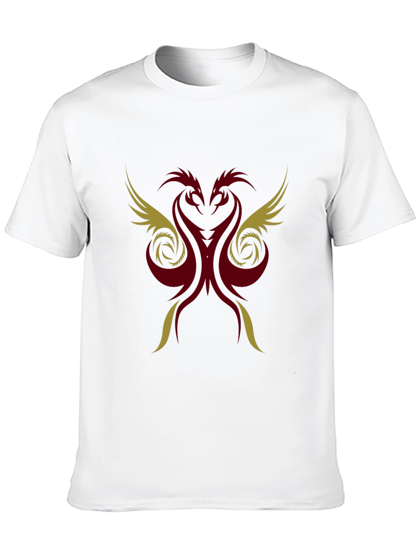 Dual Phoenix Graphic Tee - Bold & Stylish