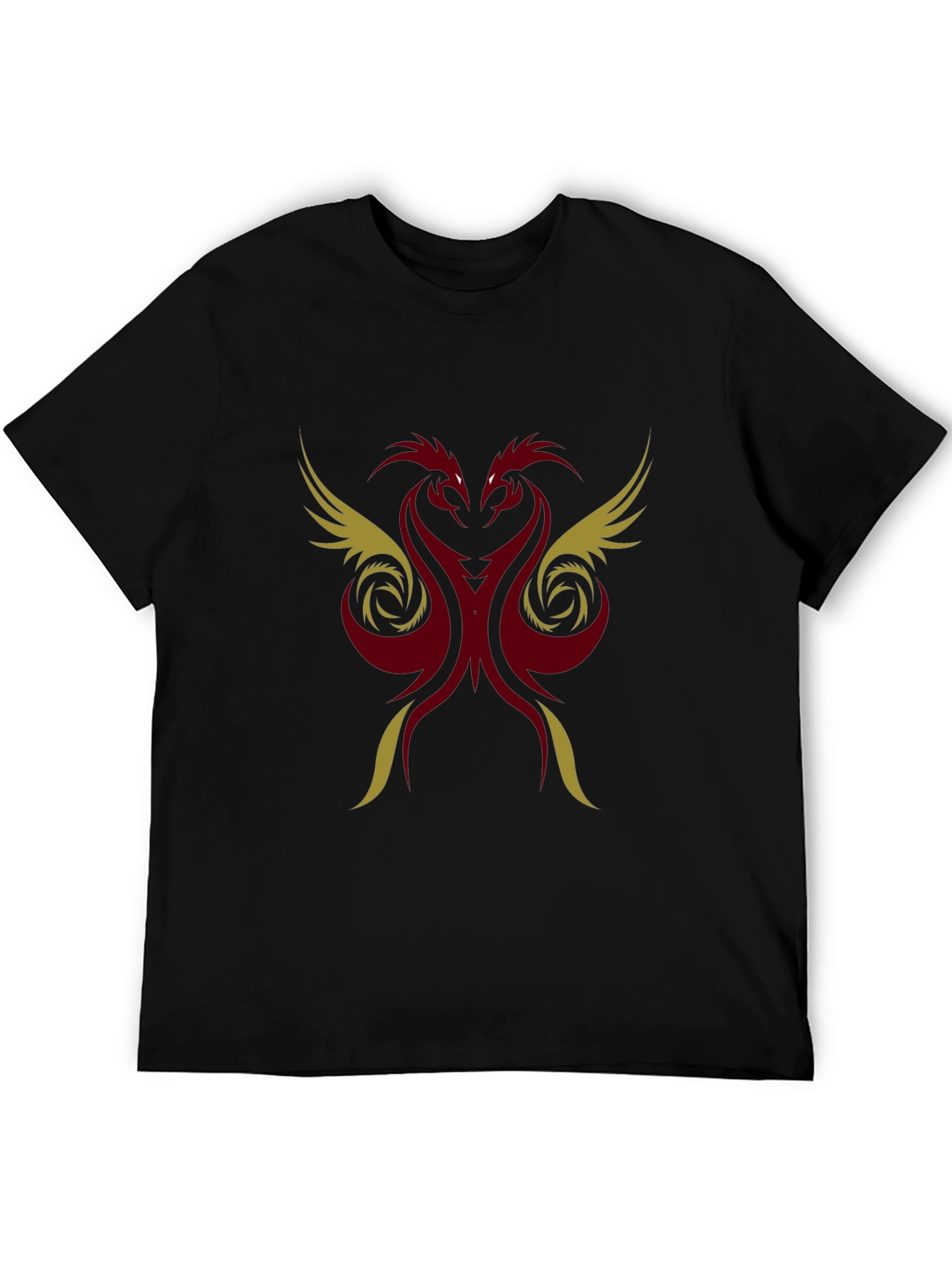 Dual Phoenix Graphic Tee - Bold & Stylish