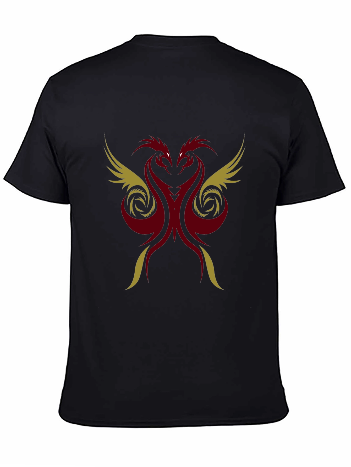 Dual Phoenix Graphic Tee - Bold & Stylish